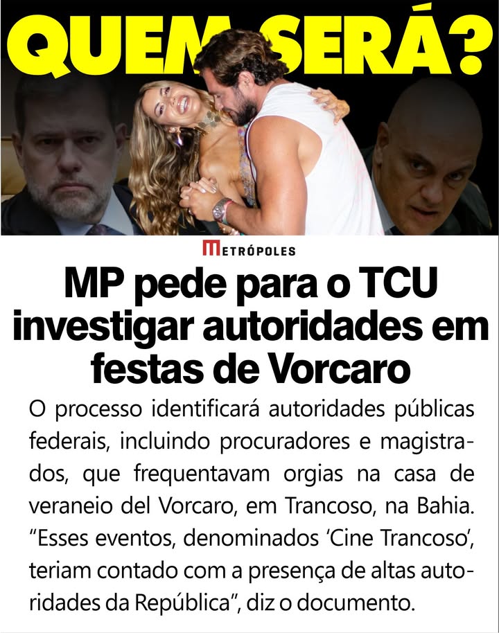 De acordo com informações divulgadas recentemente, o Ministério Público (MP) solicitou ao Tribunal de Contas da União (TCU) que investigue a participação de autoridades em festas promovidas pela empresa Vorcaro. Segundo a publicação, o pedido do MP foi motivado por suspeitas de que essas autoridades possam ter se beneficiado de eventos organizados pela empresa, o que poderia configurar um conflito de interesses ou até mesmo atos de improbidade administrativa. A Vorcaro, conhecida por realizar eventos de grande porte, teria supostamente oferecido vantagens a essas autoridades, o que levantou preocupações sobre a integridade das relações entre o setor público e privado. Ainda conforme o site, o MP destacou a importância de se apurar se houve uso indevido de recursos públicos ou favorecimento indevido em contratos com a Vorcaro. A investigação solicitada ao TCU busca esclarecer se as festas promovidas pela empresa foram custeadas com dinheiro público ou se houve qualquer tipo de contrapartida que pudesse comprometer a lisura das ações governamentais. O pedido de investigação também visa identificar quais autoridades participaram desses eventos e em que circunstâncias, para garantir que não houve violação de normas éticas ou legais. Segundo a publicação, o TCU ainda não se pronunciou oficialmente sobre o pedido do MP, mas a expectativa é que a investigação possa trazer à tona informações relevantes sobre a relação entre a Vorcaro e as autoridades envolvidas. O caso tem gerado repercussão e levantado debates sobre a necessidade de maior transparência e controle nas interações entre empresas privadas e o setor público. O MP reforçou que a apuração dos fatos é fundamental para assegurar a confiança da população nas instituições e garantir que eventuais irregularidades sejam devidamente punidas.