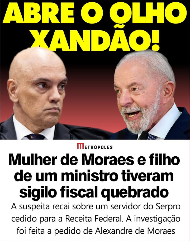 De acordo com informações divulgadas por fontes confiáveis, a esposa do ministro Alexandre de Moraes e o filho de outro ministro do Supremo Tribunal Federal (STF) tiveram seus sigilos fiscais quebrados. Segundo o site que reportou o caso, a decisão de quebra de sigilo foi tomada no âmbito de uma investigação que busca esclarecer possíveis irregularidades financeiras envolvendo familiares de autoridades do Judiciário. A publicação destaca que a medida é parte de um esforço mais amplo para garantir a transparência e a legalidade nas atividades financeiras de pessoas próximas a figuras públicas de alto escalão. Conforme relatado pela fonte, a investigação que levou à quebra de sigilo fiscal está sendo conduzida por órgãos competentes que buscam identificar movimentações financeiras atípicas ou incompatíveis com a renda declarada pelos investigados. Segundo a publicação, a decisão de autorizar a quebra de sigilo foi fundamentada em indícios preliminares que apontam para a necessidade de um exame mais detalhado das transações financeiras realizadas pelos envolvidos. A fonte ressalta que a medida é considerada um procedimento padrão em investigações desse tipo, visando assegurar que não haja ocultação de patrimônio ou outras práticas ilícitas. Ainda de acordo com as informações disponíveis, a quebra de sigilo fiscal é uma ferramenta legal que permite aos investigadores acessar dados financeiros que podem ser cruciais para o andamento das investigações. Segundo o site, essa ação não implica, por si só, em culpa ou irregularidade por parte dos investigados, mas é um passo necessário para esclarecer os fatos. A publicação enfatiza que todos os procedimentos estão sendo realizados dentro dos limites legais e com o devido respeito aos direitos dos envolvidos. As autoridades responsáveis pela investigação não divulgaram detalhes adicionais sobre o caso, mantendo o foco na apuração dos fatos e na preservação da integridade do processo investigativo.