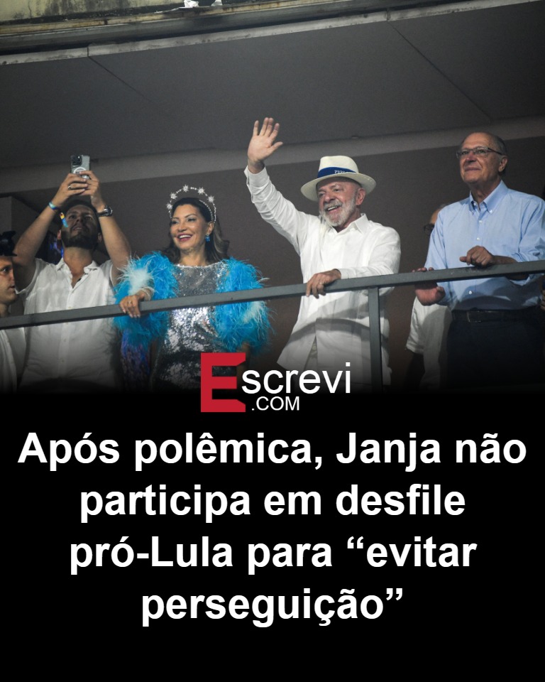 De acordo com o site InfoMoney, a primeira-dama Janja decidiu não participar de um desfile em apoio ao ex-presidente Luiz Inácio Lula da Silva. A decisão, conforme relatado pela publicação, foi tomada para evitar possíveis questionamentos eleitorais e perseguições políticas. A ausência de Janja no evento gerou especulações e discussões sobre o impacto de sua presença em eventos políticos e a influência que isso poderia ter em cenários eleitorais futuros. Segundo a publicação, a decisão de Janja foi motivada por uma polêmica em torno de sua participação em eventos políticos, especialmente aqueles que poderiam ser interpretados como apoio explícito a candidatos ou partidos. A primeira-dama teria considerado que sua presença no desfile poderia ser usada como argumento por opositores para questionar a imparcialidade de sua atuação e, consequentemente, gerar um desgaste político desnecessário. Essa precaução, conforme apontado pelo InfoMoney, reflete uma estratégia para minimizar riscos e evitar que sua imagem seja associada a controvérsias eleitorais. Ainda de acordo com o InfoMoney, a decisão de Janja foi vista como uma medida preventiva para proteger tanto sua imagem quanto a do ex-presidente Lula. A publicação destaca que, em um cenário político polarizado, a presença de figuras públicas em eventos de apoio pode ser interpretada de diferentes maneiras, o que torna a cautela uma estratégia importante. A escolha de não participar do desfile, portanto, foi entendida como uma forma de evitar que sua participação fosse utilizada como munição por adversários políticos, preservando assim a integridade de sua atuação pública e a do ex-presidente.