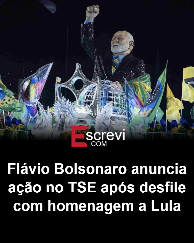 De acordo com o site Congresso em Foco, o senador Flávio Bolsonaro, que também é pré-candidato à presidência, anunciou que tomará medidas legais em resposta ao desfile da escola de samba Acadêmicos de Niterói. O evento, que ocorreu recentemente, prestou homenagem ao ex-presidente Luiz Inácio Lula da Silva e incluiu uma sátira ao atual presidente Jair Bolsonaro. O senador afirmou que pretende entrar com uma ação no Tribunal Superior Eleitoral (TSE) em decorrência do que considerou uma manifestação política inadequada durante o desfile. Segundo a publicação, o desfile da Acadêmicos de Niterói gerou reações diversas no cenário político. A homenagem a Lula foi vista por alguns como um reconhecimento de seu legado, enquanto a sátira a Bolsonaro foi interpretada como uma crítica ao seu governo. Flávio Bolsonaro, por sua vez, expressou descontentamento com o que considera um uso indevido de um evento cultural para fins políticos. Ele argumenta que a apresentação ultrapassou os limites do entretenimento e adentrou o campo da propaganda eleitoral antecipada, o que justificaria a ação no TSE. Ainda conforme o site, a decisão de Flávio Bolsonaro de recorrer ao TSE reflete a crescente tensão política no país, especialmente em um ano pré-eleitoral. O senador destacou que a legislação eleitoral deve ser respeitada e que manifestações como a do desfile podem influenciar a opinião pública de maneira indevida. A ação no TSE, segundo ele, busca garantir que eventos culturais não sejam utilizados como plataformas de campanha antes do período permitido por lei. O caso ainda aguarda desdobramentos e poderá abrir precedentes sobre a relação entre cultura e política no Brasil.