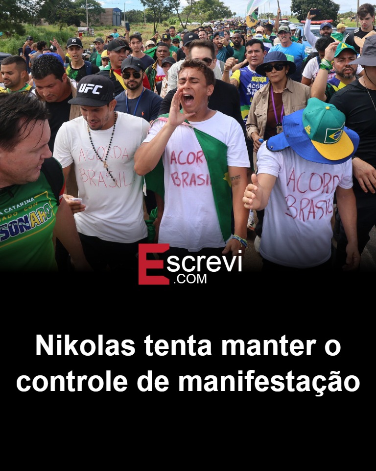 De acordo com o site O Antagonista, o deputado federal Nikolas Ferreira, filiado ao Partido Liberal de Minas Gerais, convocou uma manifestação nacional marcada para o dia 1º de março. O evento está sendo promovido sob o slogan "Acorda Brasil – Fora Lula, Moraes e Toffoli". A publicação destaca que o parlamentar está empenhado em manter o foco do protesto conforme inicialmente proposto, em meio a tentativas de desvio da pauta original por outros grupos ou indivíduos. Ferreira teria alertado seus seguidores para não acreditarem em convocações que não estejam alinhadas com o propósito estabelecido por ele. Ainda segundo O Antagonista, a manifestação convocada por Nikolas Ferreira tem como alvo figuras políticas de destaque, incluindo o presidente Luiz Inácio Lula da Silva e os ministros do Supremo Tribunal Federal, Alexandre de Moraes e Dias Toffoli. O site informa que o deputado está se esforçando para evitar que a manifestação seja apropriada por agendas divergentes, que possam desvirtuar o objetivo central do protesto. Ferreira teria utilizado suas redes sociais para reforçar a mensagem de que apenas as convocações feitas por ele ou por fontes oficiais devem ser consideradas legítimas pelos participantes. O site também relata que a preocupação de Nikolas Ferreira com o controle da manifestação se deve ao potencial de desvio do foco original, o que poderia comprometer a eficácia do protesto. O Antagonista menciona que o deputado está ciente dos riscos associados a convocações paralelas que possam surgir, e por isso, tem adotado uma postura vigilante para assegurar que a manifestação mantenha sua integridade e alcance os objetivos pretendidos. A publicação conclui que, para Ferreira, a adesão a convocações não autorizadas poderia enfraquecer a mensagem que ele deseja transmitir com o evento.