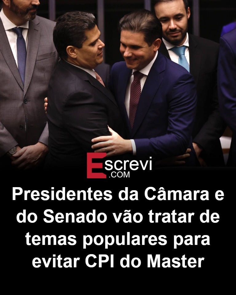 De acordo com a publicação da Folha de S.Paulo, os presidentes da Câmara dos Deputados e do Senado Federal, Hugo Motta e Davi Alcolumbre, respectivamente, têm evitado a instalação de uma Comissão Parlamentar de Inquérito (CPI) para investigar supostas fraudes no banco Master. A publicação destaca que, apesar da pressão pública por uma investigação mais aprofundada, os líderes das duas casas legislativas já comunicaram a seus aliados que não pretendem dar andamento ao processo de instalação da CPI. Essa decisão tem gerado debates nos bastidores políticos, uma vez que a criação de uma CPI é frequentemente vista como um mecanismo importante para a transparência e a responsabilização em casos de suspeitas de irregularidades. Segundo o site, a estratégia adotada por Motta e Alcolumbre envolve a priorização de temas considerados mais populares, possivelmente como uma forma de desviar a atenção pública e política do caso Master. Essa abordagem tem sido interpretada por alguns analistas como uma tentativa de evitar o desgaste político que uma investigação formal poderia acarretar. A publicação sugere que essa postura dos presidentes das casas legislativas pode estar relacionada a interesses políticos mais amplos, que incluem a manutenção de alianças e a gestão de pressões internas e externas ao Congresso Nacional. Ainda conforme a Folha de S.Paulo, a decisão de não instalar a CPI do Master ocorre em um contexto de crescente demanda por maior transparência e accountability no setor financeiro, especialmente em casos que envolvem suspeitas de fraudes. A publicação ressalta que, embora a pressão pública continue, a resistência dos líderes do Congresso em avançar com a investigação formal pode ter implicações significativas para a percepção pública sobre a eficácia do sistema político em lidar com questões de corrupção e má gestão. Essa situação levanta questões sobre o equilíbrio entre interesses políticos e a necessidade de respostas institucionais robustas em face de alegações de irregularidades.