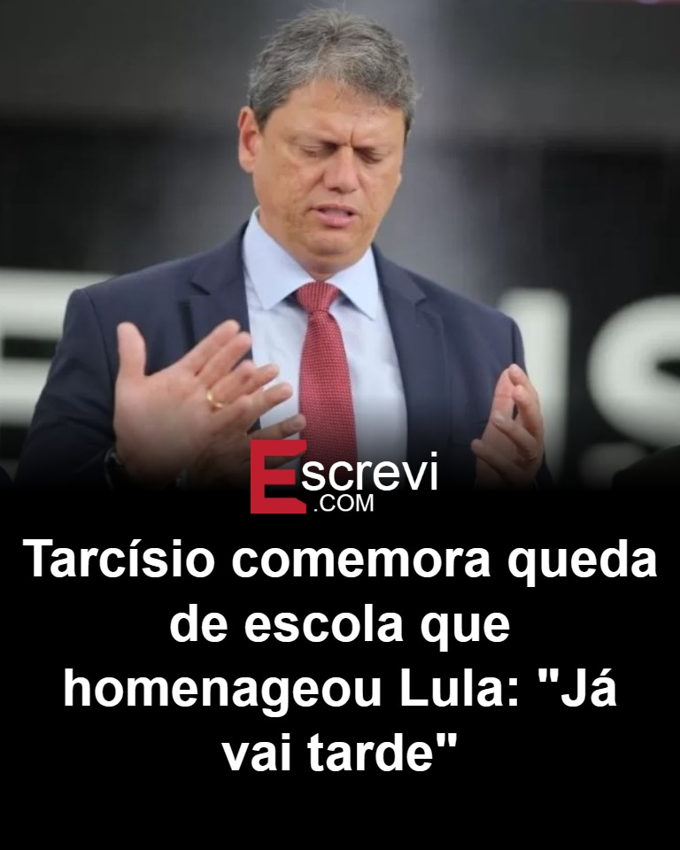 De acordo com o site Metrópoles, o governador de São Paulo, Tarcísio de Freitas, filiado ao partido Republicanos, expressou satisfação com o rebaixamento de uma escola de samba que homenageou o ex-presidente Luiz Inácio Lula da Silva. A manifestação do governador ocorreu na última quinta-feira, dia 19 de fevereiro. Segundo a publicação, Tarcísio de Freitas teria celebrado o resultado do desfile das escolas de samba, que culminou no rebaixamento da agremiação que prestou tributo ao ex-presidente, embora não tenham sido fornecidos detalhes adicionais sobre o contexto ou as razões específicas para essa comemoração. Ainda conforme o Metrópoles, a relação entre o governador e a escola de samba não foi detalhada, mas a publicação sugere que a homenagem a Lula pode ter sido um ponto de discórdia para Tarcísio de Freitas. O governador, que é associado a uma linha política mais conservadora, tem se posicionado de forma crítica em relação a figuras políticas de esquerda, como o ex-presidente Lula. A notícia não especifica se houve alguma declaração oficial do governador sobre o evento ou se a celebração foi feita em um contexto público ou privado. O site também menciona que Tarcísio de Freitas tem mantido uma relação próxima com grupos evangélicos, o que pode influenciar suas posições políticas e suas reações a eventos culturais e sociais no estado de São Paulo. A publicação não detalha como essa relação com os evangélicos pode ter impactado sua visão sobre o desfile das escolas de samba ou sobre a homenagem a Lula. O Metrópoles não forneceu informações adicionais sobre as possíveis repercussões políticas ou sociais da celebração do governador em relação ao rebaixamento da escola de samba.