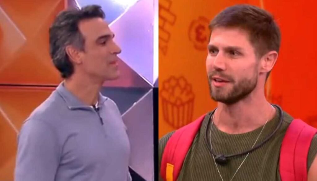 Por que Tadeu Schmidt foi sincero com Jonas Sulzbach após sua eliminação no BBB26? Tadeu Schmidt comparou as duas participações de Jonas no reality, destacando que, apesar de ter ido mais longe em 2012, ele marcou mais a temporada atual devido aos conflitos enfrentados. Como Jonas Sulzbach reagiu à eliminação no BBB26? Jonas afirmou que a experiência foi mais difícil agora do que em 2012, mencionando que enfrentou mais embates e que, apesar da dor, não fugiu dos conflitos. O que Jonas Sulzbach aprendeu com sua participação no BBB26? Jonas destacou que, mesmo com os desafios, conseguiu ser verdadeiro em todos os momentos e saiu do programa com tranquilidade, sem arrependimentos. Qual foi a diferença entre as participações de Jonas Sulzbach no BBB12 e no BBB26? No BBB12, Jonas foi mais longe no jogo, mas no BBB26 ele se destacou mais devido aos conflitos e à sinceridade, segundo Tadeu Schmidt. Como Tadeu Schmidt enalteceu Jonas Sulzbach após sua eliminação? Tadeu afirmou que, embora Jonas tenha ido mais longe em 2012, ele marcou mais o BBB26, destacando sua coragem em enfrentar os conflitos.