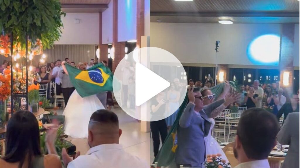 O casamento de um casal em Santa Catarina ganhou destaque nas redes sociais ao incorporar a bandeira do Brasil na entrada dos noivos. O ato, que gerou a expressão "É Bolsonaro!", rapidamente se tornou viral, dividindo opiniões entre os internautas. Enquanto alguns elogiaram a iniciativa como uma demonstração de patriotismo e apoio político, outros criticaram a mistura de política com um evento tradicionalmente pessoal e familiar. Segundo a publicação, a escolha dos noivos de incluir a bandeira foi uma forma de expressar suas convicções políticas e pessoais, refletindo a polarização política que ainda persiste no país. A repercussão nas redes sociais foi intensa, com usuários expressando tanto apoio quanto desaprovação. De acordo com o site, muitos dos que apoiaram a ação destacaram a coragem do casal em manifestar suas crenças em um momento tão significativo de suas vidas. Para esses apoiadores, a bandeira do Brasil simboliza não apenas o amor pela pátria, mas também um alinhamento com valores associados ao ex-presidente Jair Bolsonaro. Por outro lado, críticos argumentaram que a presença da bandeira em um casamento poderia ser vista como uma tentativa de politizar um evento que deveria ser focado na união e celebração do amor entre duas pessoas. A divisão de opiniões sobre o evento reflete um cenário mais amplo de polarização política no Brasil. Segundo a publicação, a escolha dos noivos de usar a bandeira do Brasil em seu casamento é um exemplo de como questões políticas podem influenciar aspectos pessoais e sociais da vida cotidiana. Este episódio destaca a forma como símbolos nacionais, como a bandeira, podem ser reinterpretados e utilizados para expressar diferentes ideologias e sentimentos. A discussão gerada pelo casamento em Santa Catarina ilustra a complexidade das identidades políticas no Brasil contemporâneo e a maneira como elas podem se manifestar em eventos sociais e pessoais.