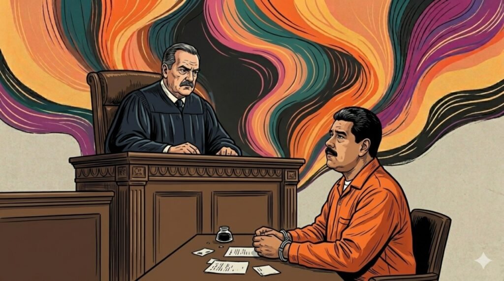 O presidente americano, **Donald Trump**, declarou que o ditador venezuelano **Nicolás Maduro** enfrentará novas acusações no futuro. Durante uma conversa com jornalistas, Trump afirmou que Maduro “foi processado por apenas uma fração das coisas que fez” e que “mais acusações serão apresentadas, como vocês provavelmente sabem”. Essas declarações foram feitas em um contexto onde Maduro e sua esposa, **Cilia Flores**, participam de uma segunda audiência em Nova York, marcada para esta quinta-feira, 26 de outubro. Mas quais são as acusações que Maduro enfrenta atualmente? Formalmente, ele é acusado de **tráfico de drogas**, **conspiração para narcoterrorismo**, **importação de cocaína** e **posse de metralhadoras**. Essas acusações são graves e refletem uma série de atividades ilícitas que, segundo as autoridades americanas, foram conduzidas sob o regime chavista. Como Maduro chegou a ser capturado? Ele foi detido em Caracas, em 3 de janeiro, e desde então tem enfrentado o sistema judicial americano. Na primeira audiência, que ocorreu em 5 de janeiro, Maduro se apresentou perante o juiz Alvin Hellerstein, em Manhattan, e se declarou como “Presidente da República da Venezuela”. Durante essa audiência, ele alegou ter sido “sequestrado”, uma afirmação que reflete sua visão sobre a legitimidade de sua detenção. Qual é a situação de Maduro na prisão? Atualmente, ele está detido no **Centro Metropolitano de Detenção do Brooklyn**, em Nova York, um local que já foi apelidado de “inferno na Terra”. Segundo a reportagem da ABC da Espanha, fontes relatam que Maduro passa as noites gritando frases como: “Eu sou o presidente da Venezuela. Digam ao meu país que fui sequestrado e que aqui nos maltratam”. Essa prisão já recebeu detentos famosos, como o rapper **Sean ‘Diddy’ Combs**, **Ghislaine Maxwell** – esposa do financista Jeffrey Epstein, o ex-presidente de Honduras, **Juan Orlando Hernández**, e o antigo chefe da inteligência venezuelana, **Hugo El Pollo Carvajal**. Como está sendo a vida de Maduro na prisão? Ele está preso sozinho em uma cela de três metros por dois, uma realidade bem diferente dos luxos do **Palácio de Miraflores**. O cientista político venezuelano **José Vicente Carrasquero** afirma que Maduro está vivendo “um pouco” do que milhares de venezuelanos passaram, referindo-se às dificuldades enfrentadas pela população sob seu regime. O que se pode esperar das próximas audiências? Segundo Trump, novas acusações estão por vir, o que sugere que o processo contra Maduro está longe de ser concluído. A presença de apoiadores e opositores em frente ao tribunal de Manhattan indica que o caso continua a ser um ponto de tensão e interesse tanto para venezuelanos quanto para a comunidade internacional. Essas informações destacam a complexidade do caso de Nicolás Maduro e as implicações políticas e legais que ele enfrenta nos Estados Unidos. A situação continua a evoluir, e novas revelações podem surgir à medida que o processo judicial avança.