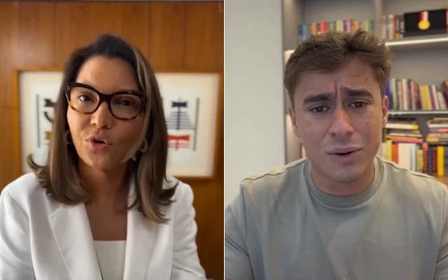 Por que Janja criticou Nikolas Ferreira sobre o vídeo de misoginia? Janja criticou Nikolas Ferreira por divulgar informações falsas sobre o projeto de lei que criminaliza o discurso de misoginia, relacionando-o ao aumento da violência contra mulheres. Qual é a posição de Nikolas Ferreira sobre o projeto de lei? Nikolas Ferreira é crítico do projeto, afirmando que ele busca controlar opiniões e não trata de violência contra mulheres. Como Janja defende o projeto de lei? Janja afirma que continuará defendendo o projeto e lutando contra o discurso de ódio, destacando seu compromisso com a proteção das mulheres. Qual foi a resposta de Nikolas Ferreira às críticas de Janja? Nikolas agradeceu Janja, reforçando sua posição contrária ao projeto e acusando o governo de usá-lo para fins políticos. O que Nikolas Ferreira diz sobre o governo do PT e a violência contra mulheres? Ele critica o governo do PT, mencionando que durante o mandato de Lula, os números de feminicídios aumentaram, e acusa o governo de usar o tema para fins eleitorais. Como o debate sobre o projeto de lei pode impactar a sociedade? O debate pode influenciar a percepção pública sobre liberdade de expressão e a importância de combater discursos de ódio, especialmente contra mulheres.