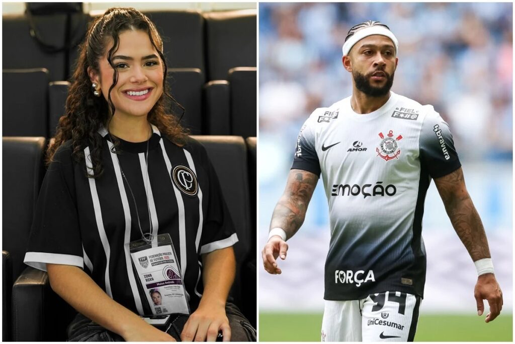 O jogador do Corinthians, **Memphis Depay**, recentemente chamou a atenção ao reagir a uma publicação da apresentadora e atriz **Maisa Silva** nas redes sociais. Maisa compartilhou detalhes de sua viagem à Suíça, e a interação de Depay com a postagem reacendeu rumores de um possível romance entre os dois. Segundo a publicação, a reação do jogador foi suficiente para que os fãs começassem a especular sobre a natureza do relacionamento entre eles, alimentando ainda mais os boatos que já circulavam anteriormente. De acordo com o site, a interação entre **Depay** e **Maisa** não é a primeira vez que os dois são associados. Rumores sobre um possível envolvimento amoroso entre eles já haviam surgido em outras ocasiões, mas a recente reação do jogador trouxe o assunto novamente à tona. A publicação destaca que, embora ambos sejam figuras públicas com grande presença nas redes sociais, nenhum dos dois confirmou oficialmente qualquer tipo de relacionamento além da amizade. No entanto, a atenção que a interação gerou demonstra o interesse do público em torno de suas vidas pessoais. Além disso, a repercussão do gesto de **Depay** nas redes sociais evidencia como as interações digitais entre celebridades podem rapidamente se transformar em tópicos de discussão entre fãs e na mídia. Segundo a fonte, a curiosidade em torno de suas vidas pessoais é intensificada pela popularidade de ambos, com **Maisa** sendo uma figura querida no Brasil e **Depay** um jogador de futebol reconhecido internacionalmente. Assim, qualquer interação entre eles é suficiente para gerar especulações e manter o público atento a possíveis desenvolvimentos futuros.