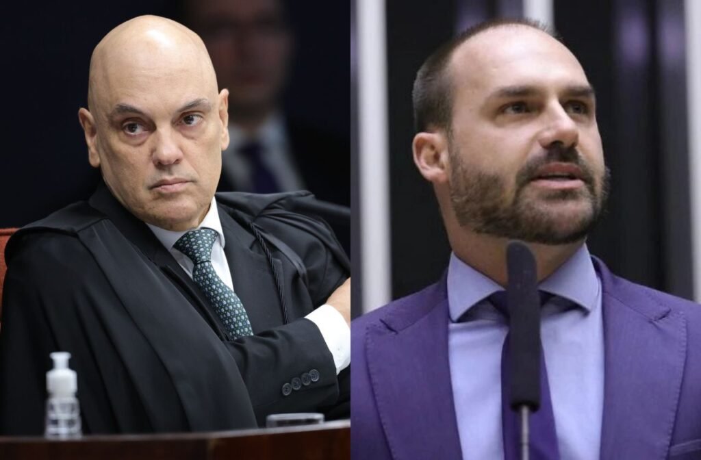 Por que Alexandre de Moraes deu 24 horas para a defesa de Bolsonaro explicar o vídeo de Eduardo? O ministro Alexandre de Moraes quer esclarecimentos sobre um vídeo de Eduardo Bolsonaro, gravado nos EUA, endereçado a Jair Bolsonaro, que está em prisão domiciliar. O vídeo pode violar as condições impostas por Moraes. Quais são as condições da prisão domiciliar de Bolsonaro? Bolsonaro está proibido de usar celular, redes sociais ou qualquer meio de comunicação externa, diretamente ou por terceiros. Visitas devem ser vistoriadas e aparelhos eletrônicos ficam sob custódia policial. O que Eduardo Bolsonaro disse no vídeo? Eduardo afirmou que o vídeo seria mostrado ao pai e que provaria que não se pode calar um movimento injustamente, prendendo seu líder, Jair Bolsonaro. Ele participou da Conferência da Ação Política Conservadora (CPAC). Qual a consequência do descumprimento das regras da prisão domiciliar? O descumprimento das regras pode levar ao retorno imediato de Bolsonaro ao regime fechado ou a um hospital penitenciário, conforme destacado por Moraes. Michelle Bolsonaro recebeu o vídeo de Eduardo? Michelle Bolsonaro afirmou que não recebeu o vídeo de Eduardo e que Jair Bolsonaro continua sem celular, reforçando o cumprimento das condições da prisão domiciliar. O que Eduardo Bolsonaro disse sobre a decisão de Moraes? Eduardo Bolsonaro afirmou que Moraes estaria criando uma narrativa para atingi-lo, em resposta à decisão sobre o vídeo gravado nos Estados Unidos. Por que o vídeo de Eduardo é relevante para o STF? O vídeo é relevante porque pode indicar uma violação das condições da prisão domiciliar de Bolsonaro, que proíbem comunicação externa e uso de redes sociais, direta ou indiretamente. Como a defesa de Bolsonaro deve proceder após a decisão de Moraes? A defesa de Bolsonaro deve apresentar explicações sobre o vídeo de Eduardo dentro do prazo de 24 horas, conforme determinado por Alexandre de Moraes. Qual é o impacto potencial dessa situação para Jair Bolsonaro? Se comprovada a violação das condições da prisão domiciliar, Bolsonaro pode enfrentar um regime mais severo, como o retorno ao regime fechado, impactando sua situação legal. O que a decisão de Moraes revela sobre o controle das condições de prisão domiciliar? A decisão de Moraes demonstra um rigoroso controle sobre as condições impostas a Bolsonaro, garantindo que não haja comunicação externa que possa violar as regras estabelecidas. Como a situação de Bolsonaro pode evoluir a partir dessa decisão? A evolução dependerá das explicações fornecidas pela defesa e da avaliação de Moraes sobre o cumprimento das condições da prisão domiciliar, podendo resultar em medidas mais restritivas. Qual é a importância do prazo de 24 horas dado por Moraes? O prazo de 24 horas destaca a urgência e a seriedade com que o STF está tratando a possível violação das condições da prisão domiciliar de Bolsonaro, exigindo uma resposta rápida da defesa. Como a gravação de Eduardo pode afetar o movimento político de Bolsonaro? Se considerada uma violação, a gravação pode enfraquecer o movimento político de Bolsonaro, mostrando dificuldades em cumprir condições legais e impactando sua imagem pública. Por que a participação de Eduardo na CPAC é significativa? A participação de Eduardo na CPAC é significativa por ser um evento de destaque no cenário conservador, e sua mensagem pode ter repercussões políticas tanto nos EUA quanto no Brasil. Quais são as possíveis repercussões internacionais dessa situação? A situação pode atrair atenção internacional, especialmente em círculos conservadores, destacando as tensões políticas no Brasil e a vigilância sobre figuras políticas como Bolsonaro.