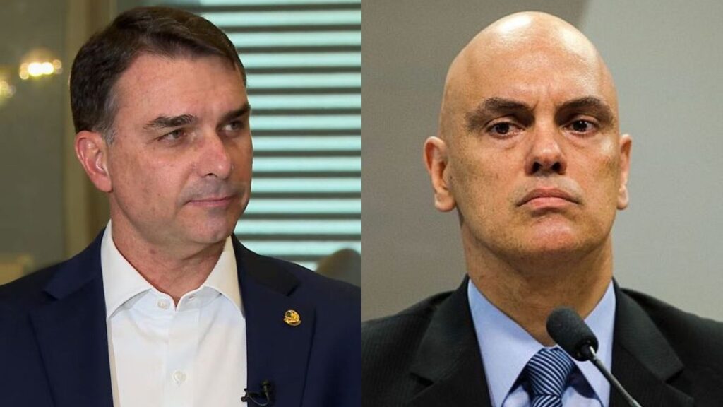 Na última terça-feira (17), o senador **Flávio Bolsonaro** se encontrou pessoalmente com o ministro **Alexandre de Moraes** em Brasília. O objetivo principal da reunião foi discutir a possível mudança do regime prisional do ex-presidente **Jair Bolsonaro**, que está detido desde novembro de 2025. Segundo a publicação do ND Mais, este encontro marca um momento significativo nas negociações em torno da situação jurídica de Bolsonaro, que tem sido um ponto de grande interesse e debate no cenário político brasileiro. Durante a reunião, Flávio Bolsonaro teria apresentado argumentos em favor da alteração do regime prisional de seu pai, buscando uma solução mais branda. De acordo com o site ND Mais, o senador destacou aspectos legais e humanitários que, em sua visão, justificariam a mudança. Ele teria enfatizado a importância de considerar o histórico político de Jair Bolsonaro e as circunstâncias que levaram à sua prisão, argumentando que uma revisão do regime poderia ser mais adequada. Este diálogo com Alexandre de Moraes é parte de um esforço contínuo de Flávio para buscar alternativas legais que possam beneficiar o ex-presidente. A discussão sobre o regime prisional de Jair Bolsonaro ocorre em um contexto de intensas disputas políticas e jurídicas no Brasil. Segundo o ND Mais, a prisão do ex-presidente tem gerado diversas reações e mobilizações, tanto de apoiadores quanto de opositores. A reunião entre Flávio Bolsonaro e Alexandre de Moraes é vista como um passo importante nesse processo, podendo influenciar futuras decisões judiciais. A expectativa é que, a partir desse encontro, novas deliberações possam surgir, impactando diretamente o cenário político e jurídico do país.