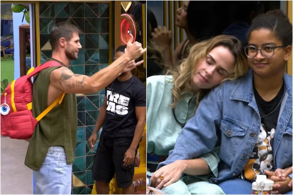 Por que Milena evitou olhar para Jonas na eliminação do BBB26? Milena manteve o olhar baixo ao se despedir de Jonas, revelando não ter coragem de encará-lo. A atitude refletiu o desgaste emocional acumulado ao longo do jogo. Qual foi a reação dos outros participantes à saída de Jonas? Enquanto Milena evitou contato visual, Samira abraçou Jonas e Ana Paula desejou-lhe boa sorte, mostrando diferentes formas de lidar com a despedida. O que a atitude de Milena revela sobre sua relação com Jonas? A dificuldade de Milena em encarar Jonas na despedida indica um desgaste na relação, evidenciando tensões acumuladas durante o reality. Como a postura de Milena contrasta com a de Ana Paula? Ana Paula, mesmo sem proximidade física, respondeu diretamente ao gesto de Jonas, enquanto Milena optou por não levantar a cabeça, evitando contato visual. Qual foi o impacto emocional da eliminação de Jonas no BBB26? A saída de Jonas criou um clima sensível entre os participantes, destacando as diferentes reações emocionais e a complexidade das relações no confinamento.