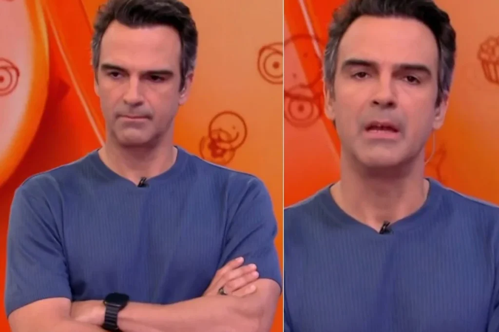 O que aconteceu de inusitado no 11º Paredão do BBB26? Durante a votação ao vivo, Juliano Floss chamou Tadeu Schmidt de "safado" em tom de brincadeira, surpreendendo o público. Como Tadeu Schmidt reagiu ao comentário de Juliano? Tadeu manteve a calma e o clima leve, continuando a votação sem se alongar no assunto. Por que Juliano estava sem camisa no confessionário? Ele explicou que a dinâmica foi antecipada pelo "modo turbo", não dando tempo de se preparar. Qual foi o resultado da votação no confessionário? A votação, junto com a indicação da Líder Ana Paula, formou o Paredão entre Alberto Cowboy, Jordana e Leandro. Como o público reagiu ao momento inusitado? A interação entre Juliano e Tadeu repercutiu nas redes sociais, chamando a atenção dos telespectadores. O que é o "modo turbo" no BBB26? É uma dinâmica que acelera os eventos do programa, pegando os participantes de surpresa. Quem são os participantes no Paredão desta semana? Alberto Cowboy, Jordana e Leandro disputam a permanência na casa. Como o ritmo acelerado do programa impacta os participantes? O "modo turbo" aumenta a tensão e exige rápida adaptação dos participantes às mudanças.