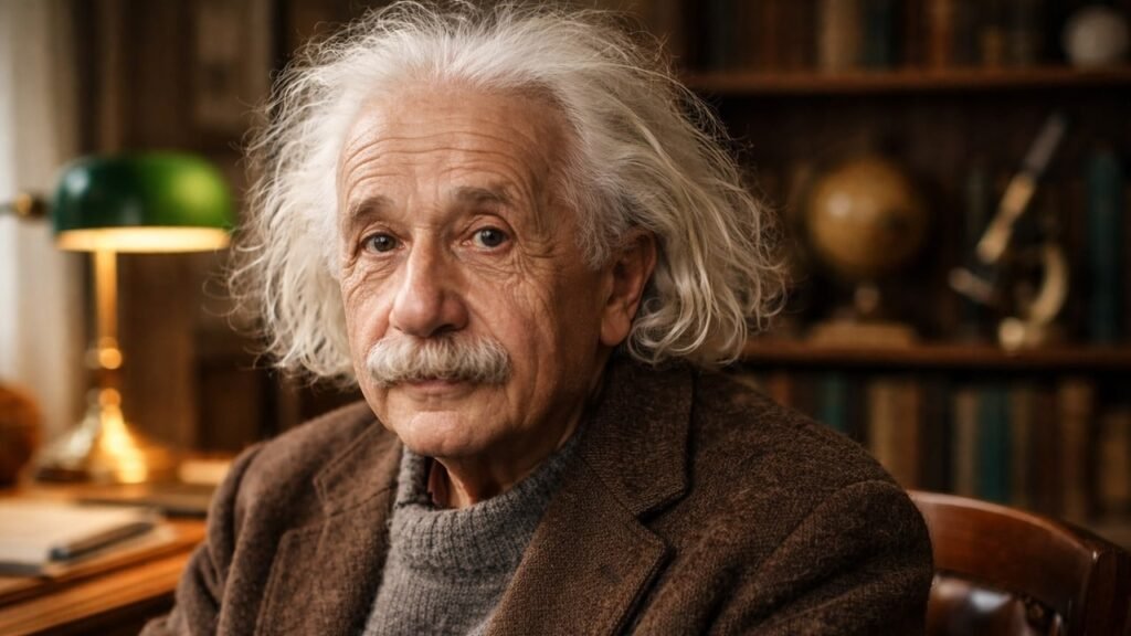 Uma única frase é capaz de desmontar, em segundos, tudo o que muita gente passou a vida inteira tentando alcançar. Mas que frase tem esse poder? E por que ela continua provocando tanta reflexão mesmo depois de atravessar gerações? A resposta começa justamente no ponto que mais incomoda: talvez a ideia de sucesso que muita gente persegue esteja invertida desde o início. O que significa dizer isso? Significa perguntar, antes de qualquer meta, o que realmente vale a pena buscar. Dinheiro? Prestígio? Reconhecimento? Ou existe algo mais sólido por trás de tudo isso? É nesse momento que surge uma das reflexões mais conhecidas atribuídas a Albert Einstein: “Procure não se tornar um homem de sucesso, mas sim um homem de valor.” Mas por que essa frase mexe tanto com as pessoas? Porque ela não ataca o sucesso de forma direta. Ela faz algo mais desconfortável: muda o centro da conversa. Em vez de perguntar “como vencer?”, ela pergunta “quem você está se tornando enquanto tenta vencer?”. E essa troca de foco parece simples, mas altera tudo. Então sucesso não importa? Não é exatamente isso. O ponto não é desprezar conquistas, e sim entender o lugar que elas ocupam. Quando o sucesso vira objetivo principal, ele costuma depender de fatores externos, como visibilidade, dinheiro e aprovação. E o que depende demais do lado de fora pode mudar rápido. Mas há um detalhe que quase ninguém percebe: o valor segue outra lógica. E o que seria esse valor? Não tem relação com status, cargo ou fama. Valor, nesse contexto, está ligado a ética, integridade, responsabilidade e coerência entre discurso e prática. Em outras palavras, não é sobre parecer importante, mas sobre agir de um modo que realmente tenha peso. E é aqui que muita gente se surpreende: o reconhecimento mais forte costuma aparecer como consequência, não como ponto de partida. Mas por que essa diferença importa tanto hoje? Porque vivemos em um cenário em que resultado imediato e visibilidade ganharam espaço demais. A pressa por ser notado muitas vezes supera a construção de propósito. E quando isso acontece, o sucesso pode até chegar, mas sem base suficiente para durar. O que acontece depois muda tudo: sem princípios consistentes, a conquista perde profundidade e pode se tornar instável. Então a frase fala mais sobre caráter do que sobre carreira? De certo modo, sim. Ela propõe que o verdadeiro eixo da realização não está apenas no que uma pessoa conquista, mas no impacto que ela gera e na forma como conduz a própria vida. Isso não elimina ambição. Apenas reorganiza prioridades. Primeiro o valor. Depois, se vier, o sucesso. Mas essa frase foi mesmo dita exatamente assim? Aqui entra um ponto importante. A versão mais conhecida no mundo é em inglês: “Try not to become a man of success, but rather try to become a man of value.” Ainda assim, como acontece com várias citações históricas, não existe uma única fonte oficial totalmente confirmada para todas as versões. Isso enfraquece a ideia? Curiosamente, não. Por que não enfraquece? Porque o pensamento está alinhado com reflexões filosóficas associadas ao próprio Einstein. Ou seja, mesmo com a discussão sobre a forma exata da citação, a mensagem continua coerente com ideias que ele ajudou a popularizar. E esse é o ponto que reacende a curiosidade no meio de tudo: talvez a força da frase não esteja apenas em quem a disse, mas no que ela revela sobre a maneira como escolhemos viver. E o que ela revela, no fim das contas? Que sucesso pode ser passageiro, enquanto valor tende a ser duradouro. Um depende muito do olhar dos outros. O outro nasce de decisões repetidas, princípios mantidos e atitudes consistentes ao longo do tempo. Um pode desaparecer com a mudança do cenário. O outro permanece, porque foi construído por dentro. Então qual é a mudança real na forma de enxergar o sucesso? É perceber que ele deixa de ser o alvo principal e passa a ser, no máximo, um efeito colateral de algo maior. A frase atribuída a Albert Einstein não oferece uma fórmula para vencer. Ela faz algo mais raro: obriga a repensar o que significa vencer de verdade. E quando essa pergunta finalmente encontra espaço, quase sempre surge outra, ainda mais difícil de ignorar: se o valor vem antes de tudo, o que exatamente você tem construído até aqui?