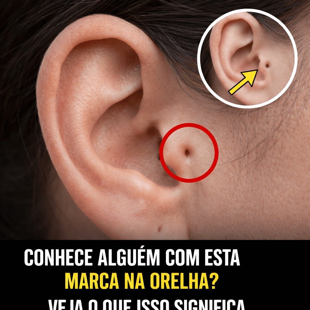 Parece só um pontinho sem importância, mas essa pequena marca na orelha pode carregar uma história que começou antes mesmo do nascimento. Que marca é essa, afinal? Em muitas pessoas, ela aparece como um **pequeno furinho** ou uma **leve cavidade** bem na região à frente da orelha, quase na divisão entre o rosto e a cartilagem. Tão discreta que, na maioria das vezes, passa despercebida por anos. E justamente por ser tão sutil, muita gente imagina que seja uma cicatriz, uma marca qualquer da pele ou apenas um detalhe sem explicação. Mas será que é só isso? Na verdade, não. Essa pequena abertura tem nome: **seio pré-auricular**. E é aqui que muita gente se surpreende: ele não surge por machucado, não aparece ao longo da vida e não tem relação com algo externo. Trata-se de uma característica **natural**, presente desde o nascimento. Mas se ela já está ali desde o começo, por que aparece? A resposta está em uma fase que quase ninguém vê, mas que define muito do que somos. Durante a formação do bebê, as estruturas do rosto e da orelha passam por um processo delicado de crescimento e união. Em alguns casos, esse processo deixa uma pequena marca visível nessa região. Ou seja, o que parece apenas um detalhe pode ser, na verdade, um sinal deixado pelo próprio **desenvolvimento embrionário**. Mas há um ponto que quase ninguém percebe: se isso acontece ainda antes do nascimento, será que essa marca é apenas uma curiosidade anatômica? É aí que o assunto fica ainda mais interessante. Alguns pesquisadores sugerem que certas estruturas do corpo humano podem guardar vestígios de formas muito antigas, herdadas ao longo da evolução. Entre os nomes ligados a essa discussão está **Neil Shubin**, que aborda a possibilidade de alguns traços humanos terem conexões com nossos ancestrais. E o que isso tem a ver com essa pequena marca? Segundo algumas hipóteses, o **seio pré-auricular** poderia ser interpretado como um desses traços preservados ao longo do tempo. Não como uma prova definitiva, e sim como uma possibilidade científica fascinante. O que acontece depois muda tudo: aquilo que parecia apenas um detalhe estético passa a ser visto como algo ligado não só à formação do corpo, mas talvez também à nossa própria **história evolutiva**. Mas isso significa que quem tem essa marca possui algo raro? De certo modo, sim. Nem todo mundo apresenta esse sinal, e sua frequência pode variar conforme a região do mundo. Isso torna a característica ainda mais curiosa, porque reforça a ideia de que o corpo humano guarda diferenças discretas, mas cheias de significado. Só que surge outra dúvida natural: se essa abertura existe, ela representa algum risco? Na maioria dos casos, não. O **seio pré-auricular** costuma ser **inofensivo**, não interfere na rotina e não exige tratamento. Muitas pessoas convivem com ele sem sequer notar sua presença. E aqui está outro detalhe importante: o simples fato de existir não significa problema de saúde. Ainda assim, em situações raras, pode haver **inflamação** ou desconforto, e nesses casos a orientação médica é o caminho mais seguro. Mas se geralmente não causa nada, por que essa marca chama tanta atenção quando é descoberta? Porque ela transforma algo mínimo em algo enorme. Um sinal quase invisível pode revelar como o corpo se forma, como cada pessoa carrega marcas únicas do próprio desenvolvimento e como até os menores detalhes podem levantar perguntas sobre a evolução humana. E talvez esse seja o ponto mais intrigante de todos: nem sempre o que parece insignificante é simples. No fim, essa pequena marca na orelha pode significar justamente isso: um **traço natural de nascimento**, ligado à formação do bebê e, segundo algumas interpretações, possivelmente conectado a vestígios do nosso passado evolutivo. Parece pouco? Talvez. Mas quando um detalhe tão discreto consegue unir **biologia**, **singularidade** e **mistério**, ele deixa de ser apenas uma marca — e passa a ser uma pergunta que o corpo ainda não respondeu por completo.