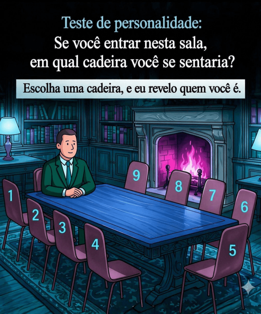 Teste de personalidade: em qual cadeira você se sentaria ao entrar nesta sala? Escolha uma e descubra quem você é