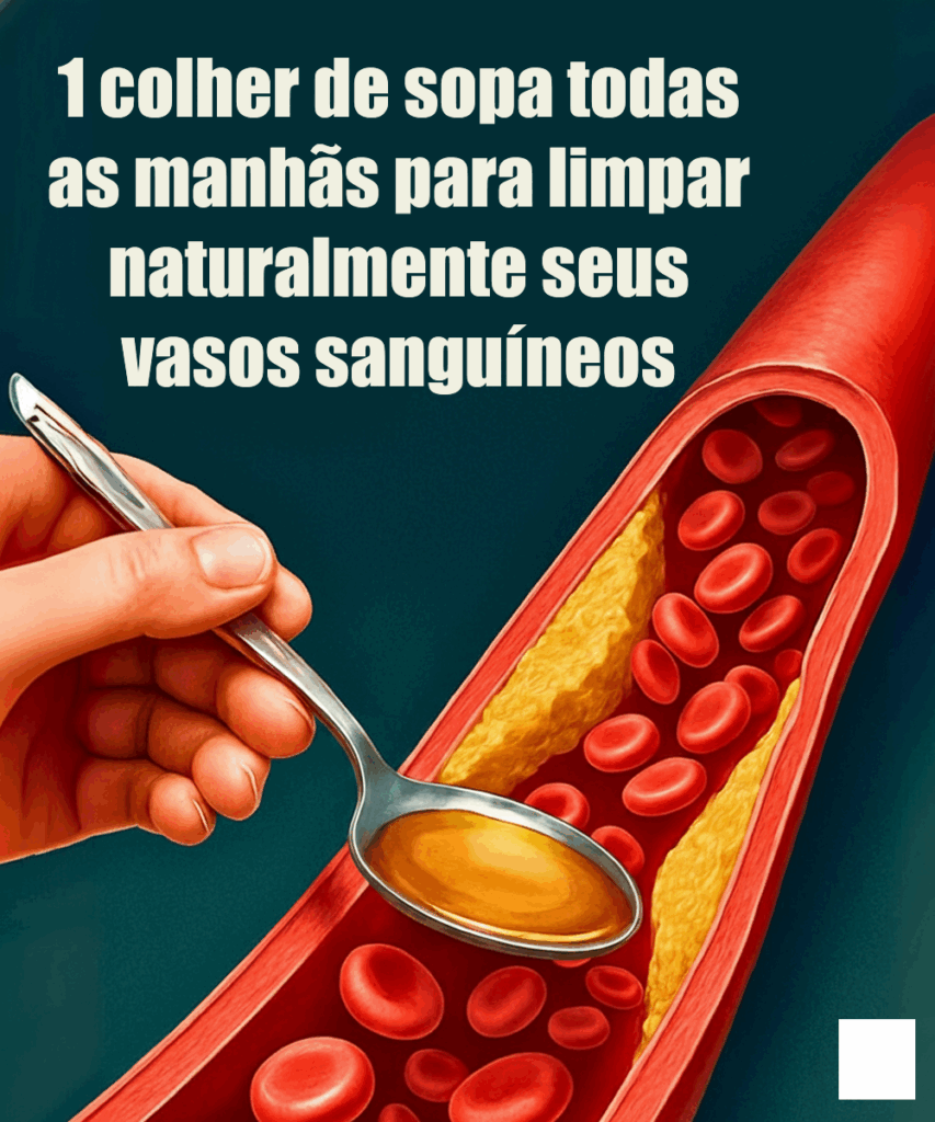 1 colher de sopa todas as manhãs para limpar naturalmente seus vasos sanguíneos