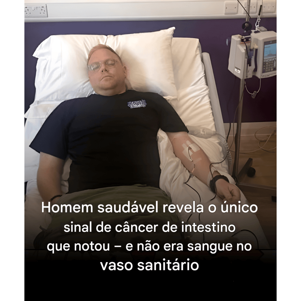 Um homem de 38 anos compartilha o único sintoma de câncer de intestino que ele notou