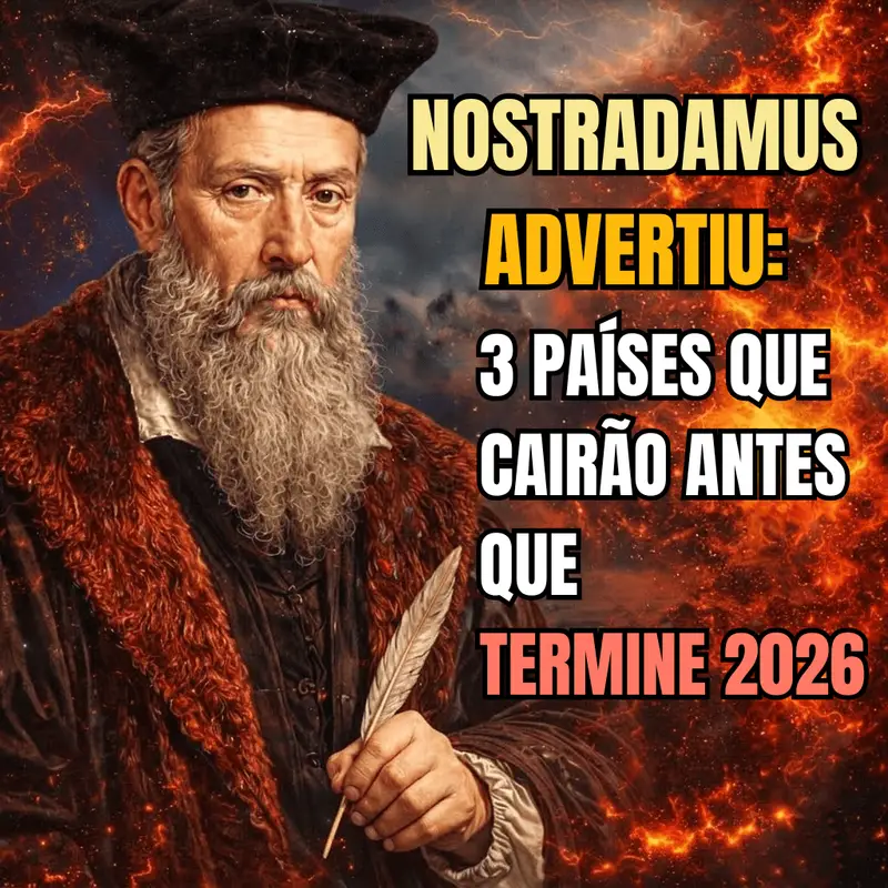 Nostradamus advertiu: 3 países que cairão antes que termine 2026