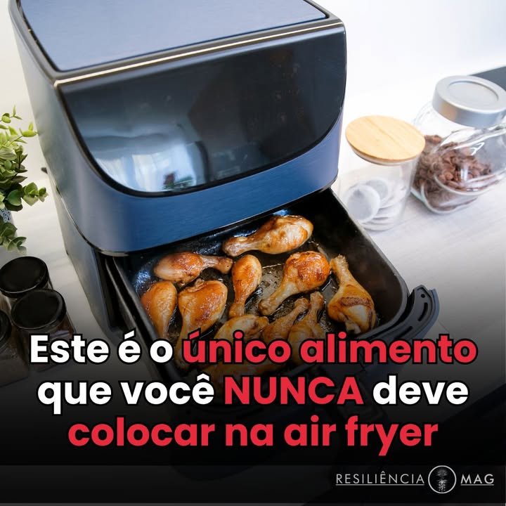 O único alimento que você nunca deve colocar na air fryer, segundo especialistas