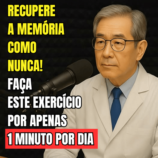 Médico japonês: faça este exercício por apenas 1 minuto por dia para recuperar sua memória!