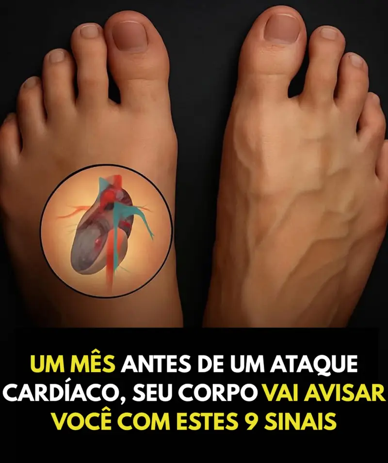 Um mês antes de um ataque cardíaco, seu corpo vai avisar você com estes 9 sinais
