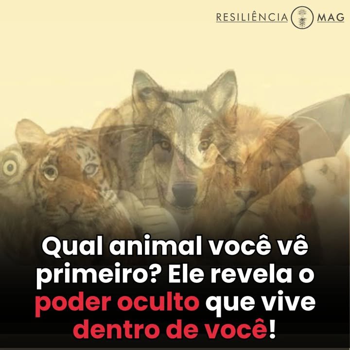 Qual animal você vê primeiro? Ele revela o poder oculto que vive dentro de você!