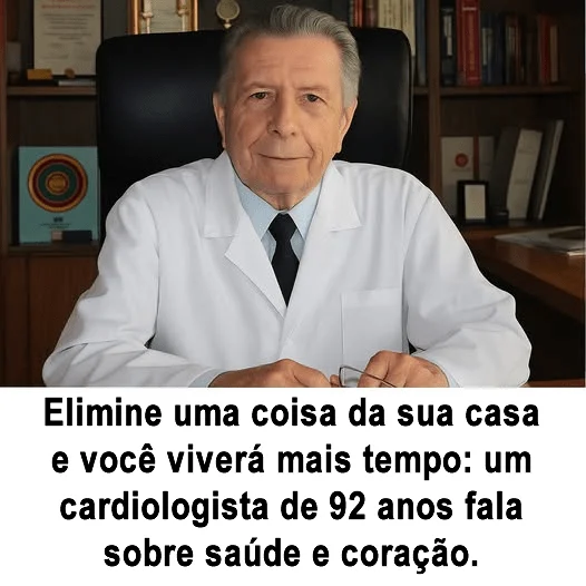 Retire este item da sua casa e aumente sua expectativa de vida: o conselho de um cardiologista que viveu até os 92 anos