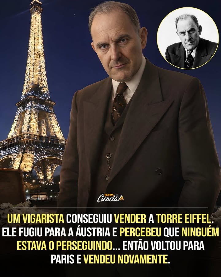 Quem foi Victor Lustig e qual sua ligação com a Torre Eiffel? Victor Lustig foi um golpista notório que, em 1925, enganou comerciantes de sucata ao vender a Torre Eiffel como se fosse sucata, usando documentos falsos. Como Lustig convenceu os comerciantes de sucata? Lustig se apresentou como vice-diretor-geral do Ministério dos Correios e alegou que o governo planejava demolir a torre devido aos altos custos de manutenção. Por que os comerciantes acreditaram na história de Lustig? A Torre Eiffel estava realmente em más condições na época, o que tornou a história de Lustig mais plausível para os comerciantes. Quem foi a principal vítima do golpe de Lustig? André Poisson, um comerciante de sucata inseguro, foi escolhido por Lustig e acabou pagando uma grande propina para garantir a "compra" da torre. Como Lustig conseguiu escapar após o golpe? Com uma mala cheia de dinheiro, Lustig fugiu para Viena e, surpreendentemente, nunca foi denunciado por Poisson, que estava envergonhado. Por que Poisson não denunciou o golpe? Poisson estava envergonhado por ter sido enganado e preferiu não expor sua ingenuidade, evitando assim qualquer denúncia. O que Lustig fez após perceber que não seria pego? Ao perceber que escapou impune, Lustig retornou a Paris um mês depois e repetiu o golpe, vendendo a Torre Eiffel novamente. Como Lustig conseguiu vender a torre duas vezes? A confiança dos comerciantes e a situação real da torre permitiram que Lustig repetisse o golpe com sucesso, sem levantar suspeitas. Qual foi o impacto desse golpe na reputação de Lustig? O golpe consolidou Lustig como um dos golpistas mais audaciosos da história, aumentando sua notoriedade. Por que a Torre Eiffel estava em más condições na época? A estrutura estava enferrujando, e os custos de manutenção eram altos, o que deu credibilidade à história inventada por Lustig. Como Lustig falsificou os documentos oficiais? Lustig criou papéis falsos do governo, apresentando-se como uma autoridade legítima para enganar os comerciantes. Qual foi a reação dos outros comerciantes após o golpe? Os outros comerciantes não souberam do golpe imediatamente, pois Poisson não denunciou, mantendo o caso em segredo. O que esse golpe revela sobre a psicologia das vítimas? O golpe mostra como a vergonha e o medo de exposição podem impedir as vítimas de denunciarem fraudes. Como a história de Lustig continua a ser relevante hoje? A história de Lustig serve como um alerta sobre a importância de verificar informações e ser cauteloso com propostas suspeitas. Quais lições podem ser aprendidas com o golpe de Lustig? A necessidade de due diligence, a verificação de credenciais e a importância de não deixar a vergonha impedir a denúncia de fraudes. Como a Torre Eiffel se tornou um alvo para Lustig? A fama e a condição da torre, aliadas à habilidade de Lustig em manipular percepções, tornaram-na um alvo ideal para seu golpe. O que motivou Lustig a tentar o golpe novamente? A impunidade e o sucesso do primeiro golpe incentivaram Lustig a tentar vender a torre mais uma vez. Como a história de Lustig influenciou futuros golpistas? Lustig se tornou uma espécie de lenda entre golpistas, inspirando outros a tentar fraudes igualmente audaciosas. Qual é a importância de documentar fraudes como a de Lustig? Documentar fraudes ajuda a educar o público e a prevenir que golpes semelhantes ocorram no futuro. Como a Torre Eiffel se recuperou após o golpe? A torre continuou a ser um ícone de Paris, com melhorias e manutenções que garantiram sua preservação ao longo dos anos.
