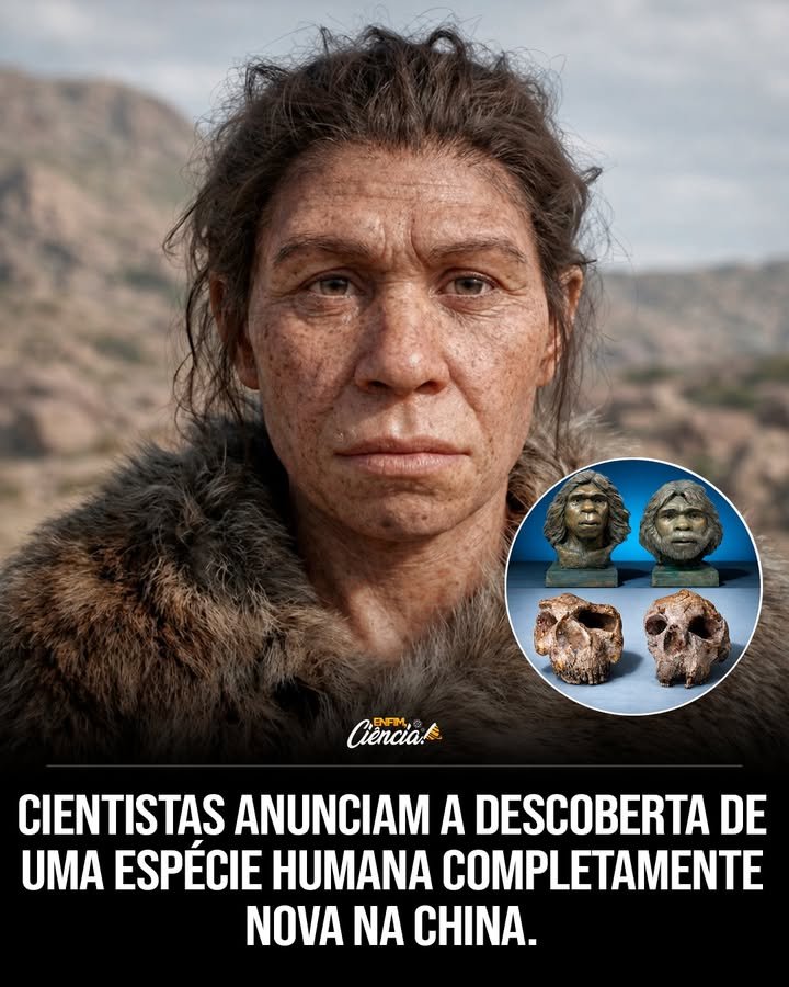 Uma descoberta oficial acaba de mexer com uma das certezas mais profundas sobre quem somos. O que foi encontrado desta vez? Cientistas identificaram uma nova espécie humana, chamada **Homo juluensis**, e a notícia não chama atenção apenas pelo nome, mas pelo que ela muda na nossa visão da evolução. Onde essa espécie viveu? Na **China**, há cerca de **200 mil anos**. E por que isso importa tanto? Porque essa identificação acrescenta uma nova peça a um quebra-cabeça antigo, justamente em uma parte da história humana que ainda guardava lacunas difíceis de explicar. Mas o que tornava esse grupo tão diferente? A característica mais marcante estava no tamanho do crânio. Os indivíduos atribuídos ao **Homo juluensis** tinham caixas cranianas que chegavam a **1.700 centímetros cúbicos**, algo significativamente maior do que o observado em **humanos modernos**. Isso ajuda a entender por que eles passaram a ser associados a uma presença física massiva e a uma aparência distinta dentro da diversidade humana antiga. Só o tamanho da cabeça explica a importância da descoberta? Não. O ponto decisivo é que essa classificação redefine relações dentro da nossa própria linhagem evolutiva. Em vez de uma trajetória simples e linear até o surgimento dos humanos modernos, o que aparece é um cenário muito mais complexo, com diferentes grupos humanos coexistindo em tempos e regiões sobrepostos. E como esses indivíduos viviam? As evidências sugerem que eram **caçadores-coletores sofisticados**. Eles viviam em grupos, caçavam **cavalos selvagens** e produziam **ferramentas de pedra avançadas**. Isso indica capacidade de adaptação a ambientes desafiadores e reforça que não se tratava de uma população isolada de importância marginal, mas de um grupo com comportamento organizado e estratégias de sobrevivência bem definidas. Quem conduziu essa pesquisa? O trabalho foi liderado pelos paleoantropólogos **Christopher Bae** e **Xiujie Wu**. E por que os nomes deles aparecem com destaque? Porque a proposta apresentada por esses pesquisadores não apenas reconhece uma nova espécie, mas também reorganiza a forma como fósseis do leste asiático do Quaternário tardio podem ser compreendidos. Essa reorganização leva a outra pergunta inevitável: o **Homo juluensis** pode estar ligado a algum grupo humano já conhecido, mas ainda enigmático? A pesquisa sugere que sim. Segundo os pesquisadores, essa nova espécie pode até incluir os misteriosos **Denisovanos**, um grupo que era conhecido quase exclusivamente por meio de **fragmentos de DNA**. Essa possibilidade amplia ainda mais o alcance da descoberta, porque aproxima evidências fósseis de uma linhagem que por muito tempo permaneceu quase invisível no registro físico. O que isso revela sobre a Ásia pré-histórica? Revela que ela não era uma periferia silenciosa da evolução humana, mas um espaço de encontro entre diferentes linhagens. Ao estabelecer o **Homo juluensis** como um ramo distinto da árvore genealógica humana, os cientistas mostram que a **Ásia pré-histórica** abrigou uma diversidade humana muito maior do que se imaginava. E o que essa diversidade muda na prática? Muda a ideia de que a história humana avançou por um único caminho previsível. As evidências apontam para a coexistência de várias linhagens humanas muito antes de os **humanos modernos** se tornarem os únicos sobreviventes. Isso não apaga o que já se sabia, mas amplia o quadro e torna a narrativa evolutiva mais rica e mais intrincada. Então, afinal, o que foi oficialmente descoberto? Foi reconhecida uma nova espécie humana antiga, de crânio muito grande, que viveu na China há cerca de 200 mil anos, composta por caçadores-coletores que caçavam cavalos selvagens e produziam ferramentas de pedra avançadas. Seu nome é **Homo juluensis**. A pesquisa foi conduzida por **Christopher Bae** e **Xiujie Wu** e publicada como **Bae, C. J., & Wu, X. Making sense of eastern Asian Late Quaternary hominin variability. Nature Communications**.