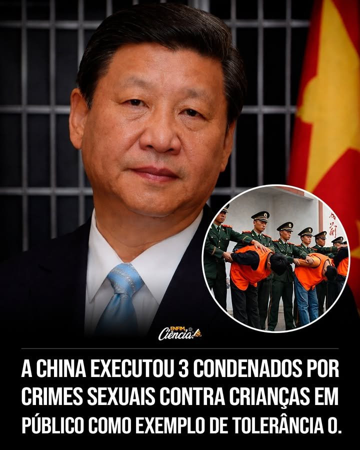 Eles pareciam homens comuns, mas o que fizeram foi tão brutal que terminou da forma mais extrema possível. Por que um caso assim chama tanta atenção? Porque não se trata de um único crime, nem de um único agressor, mas de uma sequência de abusos contra **crianças** que levou a uma resposta máxima do Estado. E quando os detalhes começam a surgir, a pergunta deixa de ser “o que aconteceu?” e passa a ser “até onde isso foi?”. Quão grave foi? Mais do que muita gente imagina. Entre os condenados, havia um **professor**, alguém que deveria proteger e orientar, mas que estuprou **seis alunas** mais de **100 vezes**. Havia também um **operário**, acusado de abusar de **oito meninas**. E havia um **comerciante** que coagiu uma menina por **cinco anos**, até que ela tirou a própria vida aos **16 anos**. Só isso já seria devastador. Mas existe um ponto que quase sempre passa despercebido: esses não foram casos isolados dentro de uma única leva de condenações. O que veio depois torna tudo ainda mais pesado. Em outro momento, mais **três homens** receberam o mesmo desfecho. Um **instrutor** estuprou **oito meninas menores de idade** em uma **escola ilegal**. Outro usava as **redes sociais** para **aliciar crianças**, transformando o ambiente digital em armadilha. E um terceiro, já **reincidente**, organizava **estupros coletivos** e ainda **filmava os ataques**. Quando se lê isso em sequência, surge uma dúvida inevitável: por que a resposta foi tão dura e tão pública? A explicação está na própria legislação e na mensagem que as autoridades quiseram transmitir. Na **China**, relações sexuais com uma menina **menor de 14 anos** são automaticamente classificadas como **estupro**. E, dependendo da gravidade, a punição pode chegar à **pena de morte**. É aqui que muita gente se surpreende: o tribunal não tratou esses casos apenas como crimes individuais, mas como exemplos de uma política declarada de **tolerância zero** contra violência sexual infantil. Mas o que exatamente foi decidido? O **Supremo Tribunal Popular da China** confirmou as sentenças e os condenados foram **executados**. Em **novembro de 2024**, três homens tiveram a pena cumprida. Em **maio de 2025**, outros três também foram executados. A decisão foi apresentada como parte do compromisso oficial de punir com severidade crimes sexuais contra **menores**, especialmente quando envolvem repetição, coerção prolongada, múltiplas vítimas ou vítimas com menos de **14 anos**. Ainda assim, há uma pergunta que continua ecoando: por que esses casos provocam tanto choque mesmo em meio a tantas notícias duras? Porque cada detalhe rompe uma camada diferente de confiança. Um era **professor**. Outro se escondia atrás da rotina digital para encontrar vítimas. Outro destruiu a vida de uma menina por anos, até o desfecho mais trágico. O que acontece depois dessa constatação muda a forma como se enxerga a notícia: deixa de ser apenas sobre punição e passa a ser sobre o tamanho do dano causado antes dela. E existe outro detalhe que amplia ainda mais o impacto. Várias vítimas tinham **menos de 14 anos**. Isso não é um elemento secundário. Dentro da lei chinesa, essa idade redefine automaticamente a natureza do crime e ajuda a explicar por que o tribunal afirmou que esses processos refletem sua disposição de agir com o máximo rigor. Não foi apenas uma decisão jurídica. Foi também uma declaração política e institucional. No fim, o ponto central é este: a **China executou seis homens** em dois momentos diferentes após a confirmação de condenações por **crimes sexuais contra crianças**, incluindo estupros repetidos, aliciamento online, abuso prolongado e ataques filmados. Mas a parte que continua inquietando não é só a severidade da resposta. É perceber quantos perfis diferentes podem esconder o mesmo tipo de violência — e quantos sinais só parecem óbvios quando já é tarde demais.
