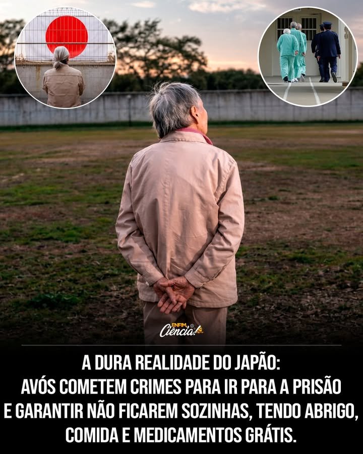 Você trocaria a sua casa por uma **cela** se isso significasse ter comida, cuidado e alguém por perto todos os dias? A pergunta parece absurda à primeira vista, não parece? Afinal, o que poderia levar alguém a enxergar uma prisão como um lugar melhor do que a própria liberdade? A resposta não está em um crime violento, nem em uma escolha impulsiva. Está em algo muito mais silencioso — e justamente por isso, mais perturbador. Como uma pessoa chega a esse ponto? Em muitos casos, não é de uma vez. Primeiro vem a **solidão**. Depois, a dificuldade para pagar o básico. Em seguida, o corpo começa a exigir mais atenção, mais remédios, mais ajuda para tarefas simples. E então surge a pergunta que ninguém gostaria de fazer: o que acontece quando a vida do lado de fora deixa de oferecer o mínimo? É nesse momento que a realidade começa a virar do avesso. Algumas mulheres idosas passaram a cometer **pequenos furtos**, como pegar comida em lojas, não por impulso ou maldade, mas com uma intenção muito específica: serem presas. Sim, presas. Mas por quê? Porque, para elas, a prisão passou a representar algo que suas próprias casas já não conseguiam garantir. Mas há um detalhe que quase ninguém percebe: não se trata apenas de ter um teto. O que essas mulheres buscavam era **estabilidade**. Dentro da prisão, havia **refeições quentes**, **atendimento médico** e uma rotina previsível. Pode parecer pouco para quem vê de fora, mas para quem foi empurrada para o abandono, isso muda tudo. E a companhia? Esse talvez seja o ponto mais doloroso. Porque a falta de comida machuca, mas a falta de presença corrói em silêncio. Muitas dessas mulheres não tinham apoio da família, nem alguém para conversar, pedir ajuda ou simplesmente existir ao lado. Então o que parecia impensável começou a fazer sentido: entre a liberdade vazia e a cela com cuidado, a cela passou a parecer menos cruel. E é aqui que a maioria se surpreende. Algumas detentas chegaram a perguntar se poderiam **pagar para permanecer ali de forma permanente**. O que leva alguém a fazer esse pedido? A resposta revela uma contradição difícil de ignorar: para certas pessoas, a prisão oferecia mais dignidade do que a vida fora dela. No centro dessa realidade está **Akiyo**, de **81 anos**. Quem é ela? Uma mulher idosa com **aposentadoria insuficiente** e sem apoio familiar. E o que ela encontrou atrás das grades? Exatamente o que lhe faltava do lado de fora: comida regular, cuidados médicos e, acima de tudo, **companhia**. Quando se olha apenas para o ato de furtar, perde-se o essencial. O gesto era pequeno, mas o desespero por trás dele era imenso. Só que a situação vai ainda mais longe. O que acontece depois muda toda a percepção sobre o papel daquele lugar. Os guardas já não atuam apenas como vigilantes. Eles também ajudam as presas a **caminhar**, **trocam fraldas** e auxiliam em tarefas básicas. Isso ainda parece uma prisão no sentido que costumamos imaginar? Ou já se tornou outra coisa, moldada por uma necessidade social que ninguém conseguiu resolver fora dali? E onde isso acontece? No **Japão**, na prisão feminina de **Tochigi**. Mas o nome do lugar é apenas a superfície. O que realmente importa é o que ele revela sobre um país que **envelhece rapidamente**. Se o número de idosos cresce e o cuidado não acompanha esse ritmo, quem acolhe quem foi deixado para trás? Essa é a pergunta que fica ecoando. O mais inquietante é perceber que não estamos falando de conforto, privilégio ou escolha livre. Estamos falando de mulheres que chegaram ao ponto de ver nas **grades** uma forma de proteção. Não porque a prisão fosse boa em si, mas porque o lado de fora se tornou duro demais. Quando o abandono avança, até a perda da liberdade pode parecer um alívio. E talvez esse seja o ponto mais difícil de aceitar: para algumas mulheres idosas, a cela não virou castigo. Virou **refúgio**. Um refúgio triste, contraditório e profundamente revelador. Porque quando alguém prefere a prisão à própria casa, a pergunta já não é sobre o crime. É sobre tudo o que falhou antes dele — e sobre quantas outras histórias parecidas ainda estão começando agora, em silêncio.