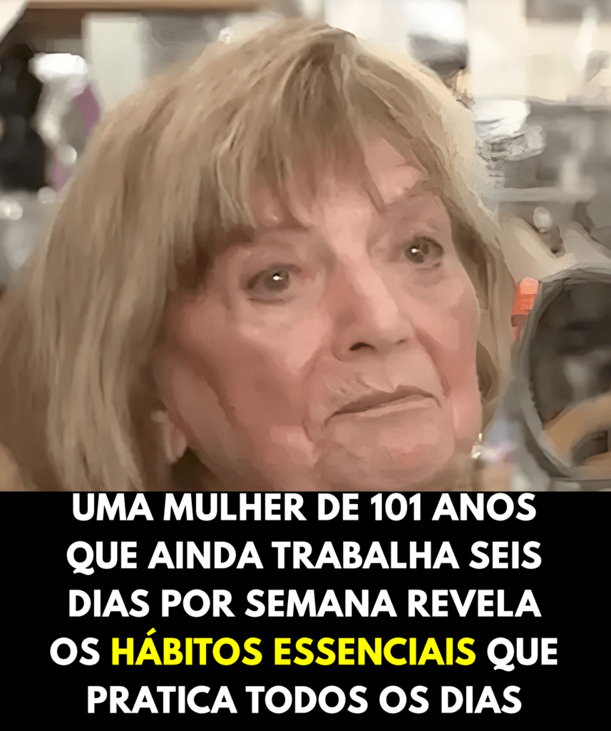 Com 101 anos e trabalhando seis dias por semana, ela revela os hábitos que sustentam sua vitalidade