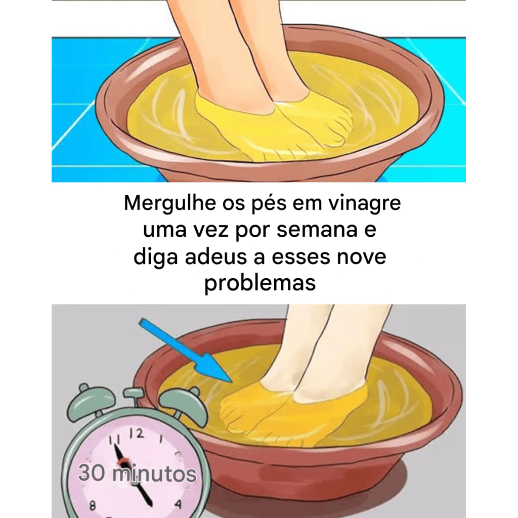 Escalda-pés com vinagre de maçã: 9 problemas que somem com esse tratamento