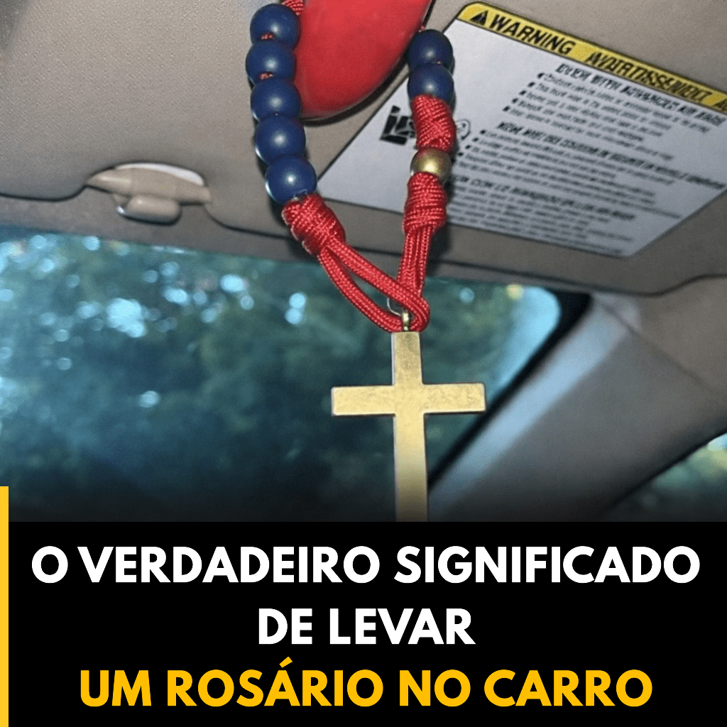 O significado espiritual de levar um rosário no carro segundo a fé católica