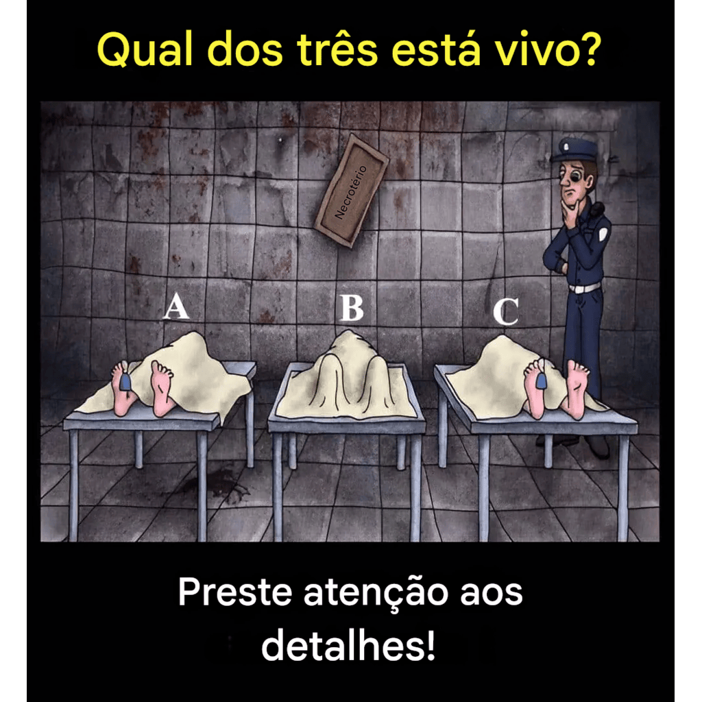 Enigma visual: você consegue descobrir quem ainda está vivo?