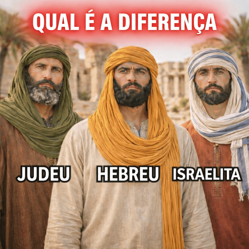 Diferença entre hebreus, israelitas e judeus ao longo da história bíblica