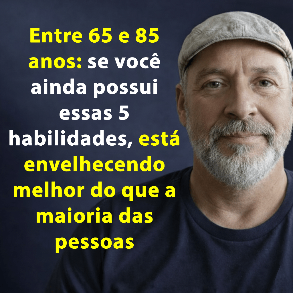 Entre 65 e 85 anos: se você ainda possui essas 5 habilidades, está envelhecendo melhor do que a maioria das pessoas