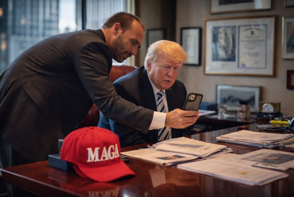 Uma possibilidade voltou ao centro da tensão política e jurídica: **as sanções contra Alexandre de Moraes podem ser reativadas pelos Estados Unidos**, segundo **Eduardo Bolsonaro**. Mas de onde vem essa afirmação e por que ela ganhou força agora? A declaração foi feita pelo deputado ao afirmar que as medidas do governo **Donald Trump** não teriam sido encerradas de forma definitiva. O que isso significa na prática? Significa, segundo ele, que as sanções estariam apenas **suspensas**, e não revogadas, podendo voltar a valer a qualquer momento, conforme a conveniência política da administração americana. E quais seriam essas sanções? Eduardo Bolsonaro disse que elas foram impostas em **julho de 2025** e suspensas em **dezembro do mesmo ano**. Durante o período em que estiveram em vigor, Alexandre de Moraes teria sido alvo de **congelamento de bens nos Estados Unidos** e de **proibição de entrada no país**. Por que essas medidas teriam sido adotadas? De acordo com o deputado, elas foram justificadas por relatos de **censura política**, **prisões arbitrárias** e **excessos no exercício da função judicial** no Brasil. Mas com base em que instrumento legal isso poderia ocorrer? Eduardo Bolsonaro citou a **Lei Global Magnitsky Human Rights Accountability Act**. E o que prevê essa legislação? Segundo ele, trata-se de um mecanismo usado para punir **violações graves de direitos humanos** e **atos de corrupção**. A menção à lei não é casual. Ela sustenta justamente a ideia de que a suspensão das medidas não representaria uma absolvição. Então por que a suspensão aconteceu? O deputado afirmou que a decisão foi **temporária**. Isso encerra o assunto? Pelo contrário. Na avaliação dele, a pausa não eliminou as preocupações que ainda existiriam em **círculos conservadores dos Estados Unidos** sobre o que descreve como um padrão de **autoritarismo no Supremo Tribunal Federal**. E quais fatos ele associa a essa preocupação? Eduardo Bolsonaro mencionou o julgamento que resultou na **condenação de seu pai** por suposta tentativa de golpe após as eleições de **2022**. A partir daí, o que ele sugere? Que a leitura feita por esses setores americanos é a de que haveria continuidade de práticas consideradas lesivas às **liberdades individuais**. Essa possibilidade ficaria restrita a Alexandre de Moraes? Segundo o deputado, não necessariamente. Ele mencionou ainda a chance de **expansão das sanções** para **outros membros da Corte** ou para **autoridades ligadas ao sistema judiciário brasileiro**, caso Washington entenda que essas práticas continuam. E qual seria o recado político de uma eventual retomada? Na visão de Eduardo Bolsonaro, seria um sinal de que os **Estados Unidos** não toleram o que ele considera **abusos de poder** por parte de magistrados que, segundo sua avaliação, atuariam mais como **perseguidores políticos** do que como **guardiões da Constituição**. Por que essa fala repercute tanto? Porque ela reacende o debate sobre **interferência externa na Justiça brasileira**. Também expõe as tensões entre o **Judiciário nacional** e setores da **oposição**, que veem em Alexandre de Moraes o principal responsável por decisões consideradas controversas, como **bloqueios de contas**, **remoções de conteúdos nas redes sociais** e **inquéritos** que, para críticos, extrapolam limites legais e ferem o **devido processo**. Houve alguma confirmação oficial dos Estados Unidos? Até o momento, **nem o governo Trump nem o Departamento de Estado americano** comentaram publicamente a possibilidade levantada por Eduardo Bolsonaro. Isso enfraquece a declaração? Não há, por enquanto, manifestação oficial que confirme ou descarte o cenário. E por que o tema provoca tanta polêmica internacional? Porque a **Lei Magnitsky**, criada para combater violações de direitos humanos em escala global, já foi aplicada contra autoridades de vários países, mas seu uso contra **um ministro de Suprema Corte de um país aliado como o Brasil** gerou controvérsia desde o início. No fim, o que está colocado de forma objetiva? Eduardo Bolsonaro afirma que as sanções impostas em **julho de 2025** contra **Alexandre de Moraes**, com base na **Lei Magnitsky**, foram apenas **suspensas em dezembro de 2025** e **podem ser reativadas** pelo governo **Donald Trump**, incluindo **congelamento de bens nos Estados Unidos** e **proibição de entrada no país**.