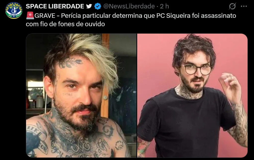 O silêncio, desta vez, faz mais barulho do que qualquer manchete. O nome de PC Siqueira volta ao centro da discussão por um motivo que muda completamente o peso do caso. Uma perícia particular concluiu que ele pode ter sido assassinado com um fio de fone. A informação, por si só, já seria suficiente para provocar reação imediata, debate público e cobrança por apuração rigorosa. Mas o que se vê, segundo o conteúdo enviado, é justamente o contrário: um clima de silêncio, como se um dado dessa gravidade pudesse passar quase despercebido. A pergunta que surge de imediato é simples: por que algo tão sério não está sendo tratado com a dimensão que merece? A resposta, dentro do que foi relatado, está na sensação de que o assunto está sendo empurrado para debaixo do tapete. Quando o tema envolve polêmica, julgamento moral e exposição pública, muita gente aparece. Quando surge um laudo particular apontando uma possibilidade tão grave, o ambiente muda. Em vez de barulho, cautela excessiva. Em vez de pressão, silêncio. E é justamente aí que a desconfiança cresce. Se existe um laudo apontando que PC Siqueira pode ter sido morto com fio de fone, o mínimo esperado é transparência. Isso significa investigação séria, esclarecimento público e disposição para enfrentar o que quer que os fatos revelem. Não se trata de cravar conclusão definitiva antes da hora. Trata-se de reconhecer que um indício dessa natureza não pode ser tratado como detalhe secundário. Mas o que torna esse caso ainda mais inquietante? A contradição. Em tantos episódios, qualquer elemento parcial já basta para gerar comoção, posicionamentos apressados e cobertura intensa. Aqui, segundo o material enviado, acontece o oposto. Um apontamento pericial pesado aparece, e a reação parece tímida, quase constrangida. Como se mexer no assunto fosse inconveniente. Isso levanta outra pergunta inevitável: o que está sendo pedido, afinal? A resposta também é direta. Não é espetáculo. Não é exploração. Não é histeria. O que se pede é verdade. O que se cobra é transparência. O que se exige é investigação de verdade. Esse ponto importa porque o silêncio institucional, social ou midiático, quando aparece diante de uma suspeita grave, não acalma ninguém. Pelo contrário. Ele alimenta a sensação de que há algo errado na condução do caso. E quando a percepção pública passa a ser essa, o dano vai além do episódio em si. A confiança desaparece. No meio de tudo isso, um detalhe muda o tom da discussão. Não se está falando apenas de dúvida abstrata ou teoria solta. O conteúdo menciona uma perícia particular com uma conclusão objetiva sobre a possibilidade de assassinato com fio de fone. Isso não encerra o caso, mas muda completamente o patamar da conversa. A partir daí, ignorar ou minimizar deixa de parecer prudência e começa a soar como omissão. Então qual é o ponto principal? Ele aparece justamente no fim, quando toda a névoa se dissipa. O centro da questão não é apenas a conclusão da perícia particular. O centro da questão é a reação ao que ela aponta. Se há indício de crime, a obrigação é investigar até o fim, doa a quem doer. Sem seletividade. Sem conveniência. Sem faz de conta. O povo, como diz o conteúdo enviado, não é idiota. Percebe quando há excesso de barulho por motivos menores e percebe também quando um tema grave recebe tratamento frio demais. E é essa diferença de postura que transforma o caso em algo ainda mais perturbador. No fim, a cobrança é uma só, e ela não deveria ser controversa em nenhuma circunstância: que tudo seja apurado com seriedade. Porque quando uma perícia particular aponta assassinato e a resposta predominante é o silêncio, o que cresce não é a paz. É a desconfiança.