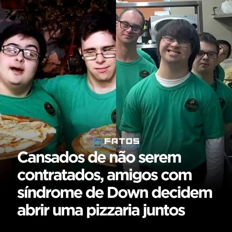 Eles ouviram “não” tantas vezes que decidiram transformar a rejeição em algo impossível de ignorar. Mas o que leva alguém a parar de esperar por uma oportunidade e criar a própria? A resposta começa em um ponto doloroso: o **mercado de trabalho** fechou as portas repetidas vezes. Entrevistas, expectativas, tentativas, recusas. E quando isso acontece mais de uma vez, a dúvida aparece quase sozinha: o problema está na falta de capacidade ou no olhar de quem escolhe não enxergar? Foi justamente dessa pergunta que nasceu uma virada. Em vez de aceitar o lugar da exclusão, um grupo de amigos decidiu reagir. Como? Fazendo o que muita gente não imaginava: criando um negócio próprio. E não qualquer negócio, mas algo capaz de reunir pessoas, gerar experiência e mostrar resultado de forma concreta. Ainda assim, por que essa escolha chama tanta atenção? Porque não se tratava apenas de vender comida. Havia algo maior por trás. O projeto surgiu como resposta direta ao **preconceito**, à ideia equivocada de que uma deficiência define o limite do talento de alguém. E é nesse ponto que muita gente se surpreende: quando as portas não se abriram, eles não recuaram. Eles construíram outra entrada. Mas quem são eles? Antes de chegar aos nomes, vale entender o peso da decisão. Empreender já exige coragem em qualquer cenário. Fazer isso depois de sucessivas rejeições exige ainda mais. Não era só uma tentativa de ganhar dinheiro. Era uma forma de provar, na prática, que **capacidade produtiva** não desaparece por causa de um diagnóstico. E há um detalhe que quase ninguém percebe: quando alguém cria a própria oportunidade, também expõe a fragilidade das desculpas usadas para excluí-lo. Foi assim que quatro amigos com **síndrome de Down**, na **Argentina**, decidiram mudar o rumo da própria história. **Mateo, Leandro, Franco e Mauricio** cansaram de esperar por uma contratação que nunca vinha. Então fizeram uma escolha simples de entender e poderosa de executar: abriram juntos o **Los Perejiles**, um serviço de **buffet de pizzas**. Mas por que pizzas? Porque a ideia precisava ser prática, visível e acessível, algo que permitisse mostrar trabalho real, organização, entrega e contato com o público. O que acontece depois muda tudo: o negócio deixa de ser apenas uma alternativa profissional e passa a funcionar como uma resposta concreta a quem ainda insiste em subestimar pessoas com deficiência. Só que a história não para no empreendedorismo em si. O ponto mais forte está no que ele representa. Quando quatro amigos transformam a exclusão em iniciativa, eles não estão apenas criando um serviço. Estão desmontando, fatia por fatia, a noção de que o talento precisa da aprovação prévia de alguém para existir. E isso levanta outra questão inevitável: quantas capacidades continuam invisíveis apenas porque ninguém decidiu olhar além do preconceito? Mas existe uma camada ainda mais importante. O **Los Perejiles** não nasceu apenas para funcionar como negócio. Nasceu com um objetivo claro: **provar que a deficiência não limita o talento**. Essa é a parte que muda a leitura de tudo. O foco nunca foi pedir concessão, pena ou tratamento especial. O foco foi mostrar competência, trabalho e resultado. E por que essa história prende tanto? Porque ela inverte a lógica mais comum. Em vez de serem definidos pelas recusas, eles redefiniram o próprio caminho. Em vez de aceitarem o rótulo imposto por outros, criaram uma vitrine viva daquilo que sempre esteve ali: potencial. Mas há uma pergunta que continua ecoando depois de tudo isso: se eles precisaram empreender para serem vistos, quantas outras pessoas ainda seguem esperando uma chance que talvez nunca venha? No fim, o ponto principal não está apenas na pizzaria, nem apenas no buffet, nem mesmo no sucesso do projeto. Está no gesto de romper a barreira mais cruel de todas: a de ser julgado antes mesmo de poder mostrar o que sabe fazer. **Mateo, Leandro, Franco e Mauricio** não abriram só um negócio. Abriram uma discussão que ainda está longe de terminar.