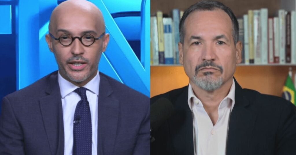 A fala de Eduardo Bolsonaro pode prejudicar a prisão domiciliar de Jair Bolsonaro? A declaração de Eduardo em um evento nos EUA levantou questões sobre o cumprimento das regras da prisão domiciliar de seu pai, Jair Bolsonaro, que está proibido de usar celular. Quais foram as consequências imediatas da fala de Eduardo Bolsonaro? O ministro Alexandre de Moraes pediu esclarecimentos à defesa de Jair Bolsonaro, que negou qualquer comunicação entre pai e filho, afirmando que as medidas cautelares estão sendo cumpridas rigorosamente. A defesa de Jair Bolsonaro apresentou provas de cumprimento das regras? A defesa argumentou que não há dados objetivos indicando violação das regras e que Bolsonaro tem seguido as medidas de forma integral e permanente. Por que é difícil monitorar o cumprimento das regras da prisão domiciliar? Alessandro Soares destaca a dificuldade de monitoramento, sugerindo que é quase impossível garantir que Bolsonaro não tenha acesso a tecnologia ou informações externas. A fala de Eduardo Bolsonaro foi intencional ou um deslize? Helio Beltrão acredita que a declaração foi uma bravata desnecessária e que não deveria ter maiores repercussões, mas alerta para o risco de provocar autoridades. Qual é a opinião dos comentaristas sobre a repercussão da fala? Alessandro Soares e Helio Beltrão concordam que, apesar da fala de Eduardo, não há evidências de violação das regras, e a defesa já se pronunciou para minimizar o impacto. A fala de Eduardo pode afetar a imagem política de Jair Bolsonaro? Embora a declaração tenha gerado polêmica, os comentaristas acreditam que não terá um impacto significativo na imagem política de Jair Bolsonaro. O que mais foi discutido no quadro Liberdade de Opinião? Além da fala de Eduardo, os comentaristas discutiram a pré-candidatura de Ronaldo Caiado ao governo federal e a possibilidade de uma CPI do Master. Qual é a importância do quadro Liberdade de Opinião? O programa, exibido às terças e quintas-feiras, oferece análises e discussões sobre temas políticos atuais, contribuindo para o debate público. Como a fala de Eduardo Bolsonaro se insere no contexto político atual? A declaração ocorre em um momento de tensão política, onde cada ação e fala de figuras públicas pode ter repercussões significativas. A fala de Eduardo pode influenciar futuras decisões judiciais sobre Jair Bolsonaro? Até o momento, não há indicações de que a fala influenciará decisões judiciais, mas o monitoramento contínuo é essencial. Qual é o papel do STF no monitoramento das medidas cautelares de Jair Bolsonaro? O STF, através do ministro Alexandre de Moraes, tem a responsabilidade de garantir que as medidas cautelares sejam cumpridas rigorosamente. A fala de Eduardo pode ser vista como uma tentativa de influenciar a opinião pública? Embora possa ser interpretada como uma provocação, a defesa de Jair Bolsonaro trabalha para evitar que a fala tenha repercussões legais ou políticas. Qual é a expectativa para os próximos desdobramentos desse caso? A expectativa é que, com os esclarecimentos da defesa, o caso não tenha maiores repercussões, mas o monitoramento e a análise contínua são necessários. Como a mídia tem tratado a fala de Eduardo Bolsonaro? A mídia tem dado destaque à fala devido ao seu potencial impacto político e legal, mas também tem ressaltado as respostas da defesa e dos comentaristas. A fala de Eduardo pode ser usada por opositores políticos? Opositores podem tentar usar a fala para criticar Jair Bolsonaro, mas a falta de evidências concretas limita o potencial de danos políticos. Qual é a importância de discussões como essa para a democracia? Debates e análises sobre temas políticos são essenciais para a transparência e o fortalecimento da democracia, permitindo que a população esteja informada e engajada.