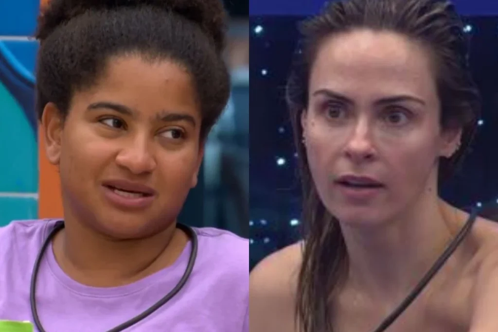 O que aconteceu entre Ana Paula e Jordana no BBB26? Ana Paula Renault e Jordana trocaram farpas no BBB26, com Ana Paula ironizando sobre um possível almoço de Páscoa e chamando Jordana de "diretora" do reality, insinuando que ela teria informações privilegiadas. Por que Ana Paula chamou Jordana de "diretora"? Ana Paula usou o termo "diretora" para provocar Jordana, insinuando que ela teria controle sobre as dinâmicas do programa, o que Jordana negou, afirmando ser apenas mais uma participante. Como Jordana reagiu às provocações de Ana Paula? Jordana rebateu as provocações dizendo que Ana Paula foi quem criou o apelido de "diretora" e sugeriu que a jornalista buscasse informações no confessionário, mantendo o tom sarcástico. Qual foi o papel de Milena no conflito? Ana Paula, em tom irônico, perguntou a Milena por que teria sido enganada ao acreditar que Jordana comandava o jogo, arrancando risadas e aliviando o clima tenso entre as participantes. Como o conflito afetou a dinâmica do BBB26? O conflito trouxe um tom sarcástico e provocativo à casa, chamando a atenção dos outros participantes e destacando a necessidade de criar novas histórias com a aproximação da reta final do reality.