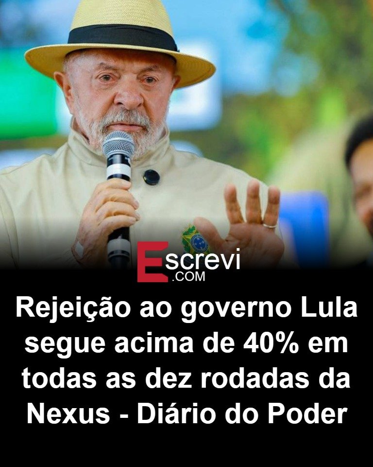 Há meses a propaganda oficial tenta empurrar a ideia de que o Brasil “voltou ao normal”, que o governo Lula uniu o país e que só meia dúzia de “radicais” ainda resiste. Mas, quando se olha para os números frios das pesquisas, a conversa muda de figura. Enquanto artistas engajados, militância de esquerda e parte da imprensa repetem o mantra do “governo popular”, a rejeição a Lula simplesmente não desce. Não é um susto pontual, não é efeito de crise momentânea. É uma linha constante, alta, que atravessa todas as dez rodadas da pesquisa Nexus para o BTG Pactual. Por que a rejeição continua alta? Porque o brasileiro sente no bolso, na segurança, na falta de resultados concretos. A narrativa pode ser bonita, mas o dia a dia não mente. Quem está sustentando essa blindagem? A mesma turma que sempre relativiza erro de governo de esquerda e exagera qualquer movimento da direita. A pesquisa mostra que 42% dos brasileiros avaliam o governo Lula como ruim ou péssimo, contra apenas 34% que consideram ótimo ou bom. E tem um detalhe que desmonta o discurso otimista do PT: só o “péssimo” sozinho, com 34%, já é mais que o dobro do “ótimo”, que fica em 16%. Por que isso incomoda tanto o PT? Porque destrói a imagem de consenso nacional e revela um país profundamente dividido e desconfiado. Se a esquerda dizia que bastava tirar Bolsonaro para tudo melhorar, por que a rejeição de Lula nunca ficou abaixo de 40% em nenhuma das dez rodadas da Nexus? Onde está o tal “governo de união nacional” prometido em campanha? O que esses números revelam? Que o eleitor não comprou o conto de fadas e está cobrando o que foi prometido. Desde março, a avaliação ruim/péssimo oscilou entre 40% e 44% e agora está em 42%. Já o ótimo/bom saiu de 35% para 34%, praticamente parado. Ou seja, o tempo passa, o discurso muda, mas a percepção negativa continua firme. No fim, a pesquisa Nexus apenas coloca no papel o que muita gente já sente na rua: o governo que prometeu pacificar o Brasil está longe de conquistar a confiança da maioria, e a rejeição teimosa a Lula virou o grande fantasma que o PT não consegue mais esconder.