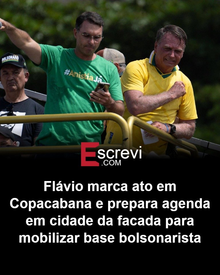 Quem achou que o 7 de Setembro de 2022 tinha sido o último grande grito verde e amarelo em Copacabana pode ter se enganado feio. A esquerda correu para decretar o fim do bolsonarismo, a imprensa repetiu o coro, e o sistema apostou que o povo voltaria quieto para casa. Mas Copacabana nunca foi apenas uma praia. Foi palco de impeachment, de Lava Jato, de famílias de verde e amarelo lotando a orla enquanto a esquerda chamava todo mundo de “golpista” e “fascista”. Agora, o mesmo cenário volta ao centro do tabuleiro, com um detalhe que incomoda muito o PT: quem puxa o ato é o herdeiro político direto de Jair Bolsonaro. Por que Copacabana assusta tanto? Porque é o símbolo mais forte da direita nas ruas, onde a narrativa da esquerda sempre desmorona diante das imagens aéreas. O que a esquerda mais teme? Teme ver novamente multidões espontâneas, sem mortadela, sem sindicato, mostrando que o movimento continua vivo. Enquanto Lula tenta reviver seu passado sindical em São Bernardo, cercado de velhas estruturas petistas, Flávio Bolsonaro escolhe dois lugares que falam direto com a memória do brasileiro: Copacabana e Juiz de Fora, a cidade da facada que quase tirou a vida de seu pai em 2018. Por que Juiz de Fora incomoda tanto? Porque lembra o preço que Bolsonaro pagou por enfrentar o sistema e a velha política. A imprensa tenta colar em Flávio todos os rótulos possíveis, resgata acusações antigas, fala em isolamento político, mas ignora um ponto central: quando a direita vai para a rua, não precisa de “aliança de partido”, precisa de povo. E é exatamente isso que esse primeiro ato em Copacabana quer testar. Afinal, o bolsonarismo acabou mesmo? Os fatos mostram que não. A base pode estar silenciosa, mas não desapareceu. Com slogan que resgata o nome do pai, estética parecida e escolha calculada dos locais, Flávio se coloca claramente como sucessor do ex-presidente. A pergunta que fica é simples e incômoda para o PT: se o movimento estivesse morto, por que tanta preocupação com um ato em uma praia? Até quando vão fingir normalidade? Até o dia em que as imagens de Copacabana lotada voltarem a circular e o discurso de que “o Brasil virou a página” desabar de vez.