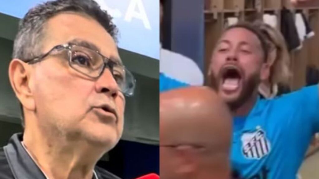Neymar comemorou a classificação do Santos gritando “eliminado” para a delegação do Remo e acabou ouvindo o que não queria: o presidente do clube paraense, Antônio Carlos Teixeira, o Tonhão, saiu do estádio chamando o camisa 10 de “marginal” e acusando o craque de desrespeitar o Remo, o Pará e todo mundo que estava em campo. O episódio, que já circula forte nas redes, reacende o debate sobre o comportamento de Neymar e o limite entre provocação e humilhação. Tonhão não mediu palavras. Revoltado com a arbitragem e com a postura do jogador, ele afirmou que Neymar teve “falta de respeito muito grande” com a comissão técnica e os atletas do Remo, justamente depois de um jogo marcado pela expulsão polêmica do zagueiro Marllon ainda no primeiro tempo. Em desvantagem numérica, o Remo segurou o quanto pôde, mas acabou sofrendo o gol da eliminação na etapa final, marcado por Rony após assistência do próprio Neymar – lance que virou estopim da confusão. Explosão nos bastidores Neymar, que vive reclamando de “perseguição” quando é criticado, agora aparece no centro de mais uma polêmica por causa da própria atitude. Ele, que cobra respeito da torcida e da imprensa, saiu do campo provocando um clube tradicional, chamando de “eliminado” quem lutou com um a menos o jogo inteiro. Até quando Neymar vai agir assim? Ele vai mudar de postura? A resposta é que, até agora, nada indica mudança: a sequência de episódios de arrogância e descontrole segue aumentando, e cada novo caso desgasta ainda mais a imagem do jogador. Neymar passa dos limites Tonhão deixou claro que não aceita ver o Remo tratado como time pequeno por estrela milionária. Ele exigiu respeito ao clube e ao estado do Pará, lembrando que ali “tem gente com dignidade suficiente para encarar um porra desse, de homem pra homem”. A pergunta que fica é: Neymar respeita os adversários mesmo? Ele respeita os adversários mesmo? Pelo que se viu neste jogo, não. A provocação gratuita, logo após um confronto tenso e decidido com um a menos, mostra mais soberba do que espírito esportivo. Dirigente não perdoa O presidente do Remo também mirou na experiência de Neymar: um jogador rodado, acostumado a grandes decisões, deveria ser o primeiro a dar exemplo. Em vez disso, escolheu humilhar quem perdeu. Isso é postura de líder em campo? Isso é postura de líder? Claramente não. Líder verdadeiro sabe ganhar sem pisar no outro, principalmente quando o rival foi prejudicado por uma expulsão contestada e lutou até o fim. Clima de revolta A expulsão de Marllon no primeiro tempo deixou o Remo em situação dramática. Mesmo assim, o time segurou o placar até a etapa final, quando Rony marcou após passe de Neymar. Em vez de reconhecer o esforço do adversário, o craque preferiu a provocação. O que Neymar queria com esse grito? O que Neymar queria exatamente? Queria tripudiar em cima da derrota do Remo, inflar o próprio ego e alimentar a imagem de “bad boy” que ele mesmo cultiva, mesmo sabendo que isso gera revolta e mancha ainda mais sua reputação. Respeito em jogo Tonhão falou o que muita gente pensa, mas poucos têm coragem de dizer em público: existe um limite entre comemorar vitória e humilhar quem perdeu. Neymar ultrapassou esse limite de novo. Até quando isso vai ser tratado como “normal” no futebol brasileiro? Até quando isso será normal? Enquanto a imprensa passar pano e parte da torcida aplaudir qualquer atitude em nome do “entretenimento”, o ciclo de desrespeito vai continuar se repetindo. Brasil em choque O episódio ainda escancara outra questão: por que um jogador com tanto talento insiste em colecionar polêmicas fora da bola? Não bastam as reclamações de perseguição, os desabafos em rede social e as brigas com torcida, agora mais um capítulo de desrespeito em campo. Neymar aprende com os próprios erros? Neymar aprende com erros? Tudo indica que não. A cada nova confusão, o discurso de vítima perde força e a imagem de estrela mimada ganha espaço. E o torcedor, que só queria ver futebol, se pergunta: até quando o talento de Neymar vai ser ofuscado pelo comportamento dele? Até quando isso vai durar? Vai durar enquanto ele continuar achando que pode tudo sem ser cobrado. E episódios como esse, com presidente de clube chamando o craque de “marginal” em público, mostram que a paciência de muita gente já chegou ao limite. No fim das contas, fica a sensação de que o gol classificou o Santos, mas a atitude de Neymar eliminou, mais uma vez, o respeito que o próprio jogador diz tanto querer. Ele realmente quer respeito mesmo? Se quisesse de verdade, começaria respeitando os outros primeiro. O que o torcedor pensa hoje? O torcedor está cansado de ver o mesmo roteiro: talento gigante, mas acompanhado de polêmicas, arrogância e desrespeito, que só afastam quem ainda tenta defender o jogador. Por que isso repercute tanto? Porque não é só sobre futebol: é sobre exemplo, postura e o mínimo de respeito com quem está do outro lado, vencendo ou perdendo.