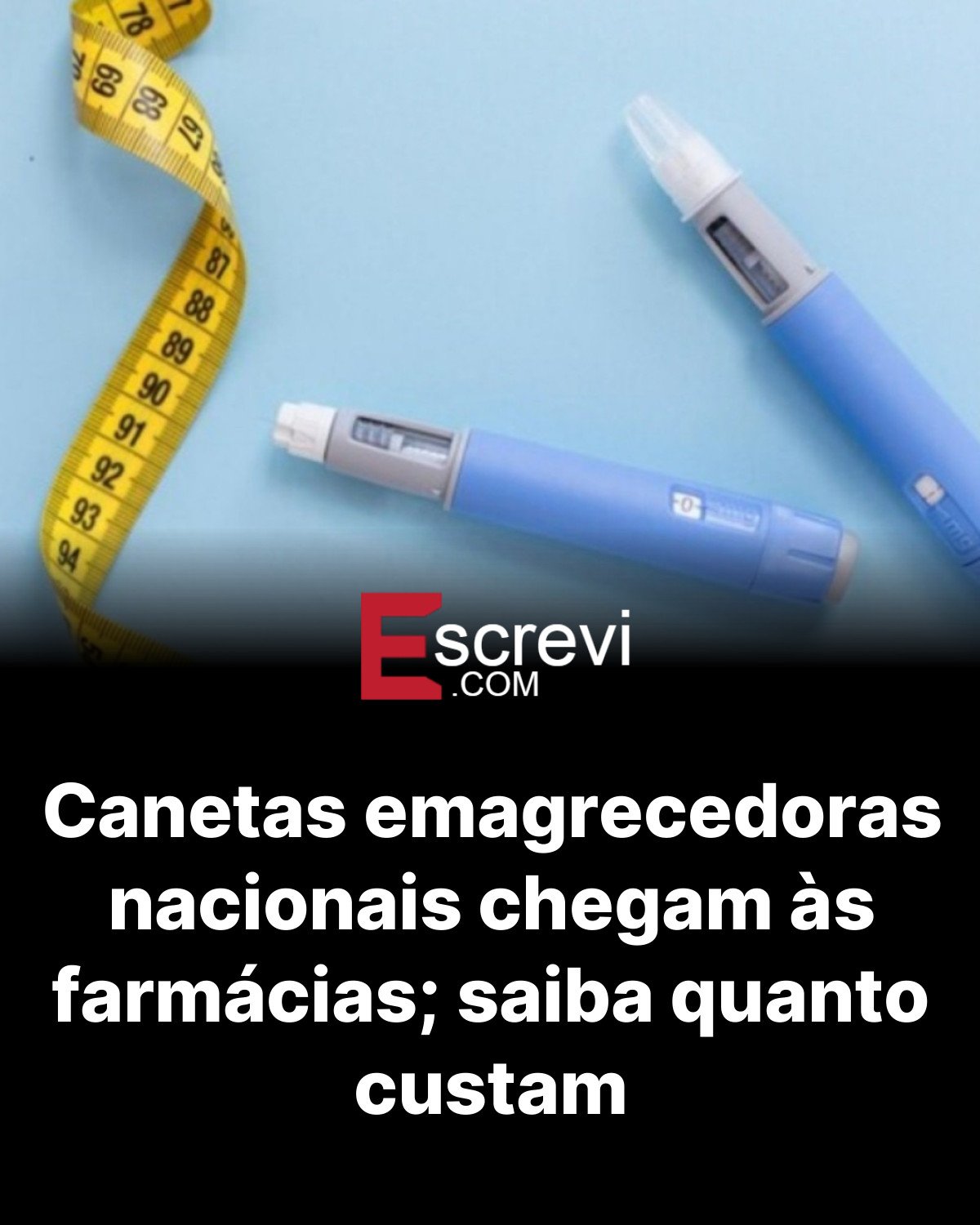 Canetas emagrecedoras nacionais chegam às farmácias; saiba quanto custam card preto