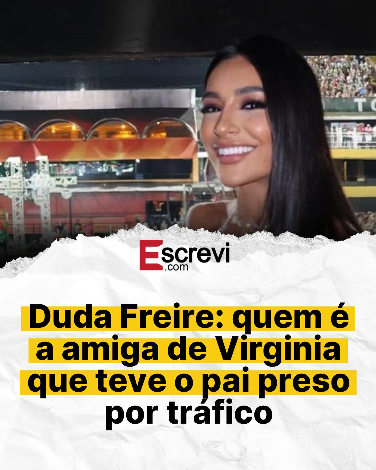 Duda Freire: quem é a amiga de Virginia que teve o pai preso por tráfico card branco