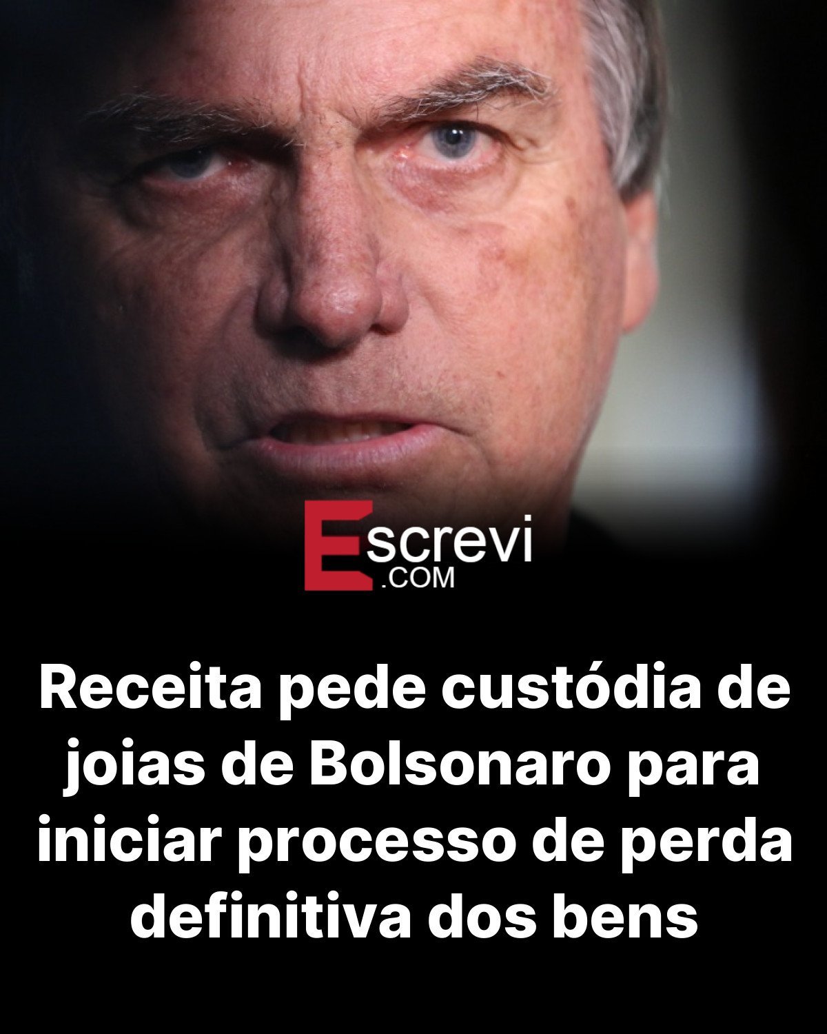 Receita pede custódia de joias de Bolsonaro para iniciar processo de perda definitiva dos bens card preto