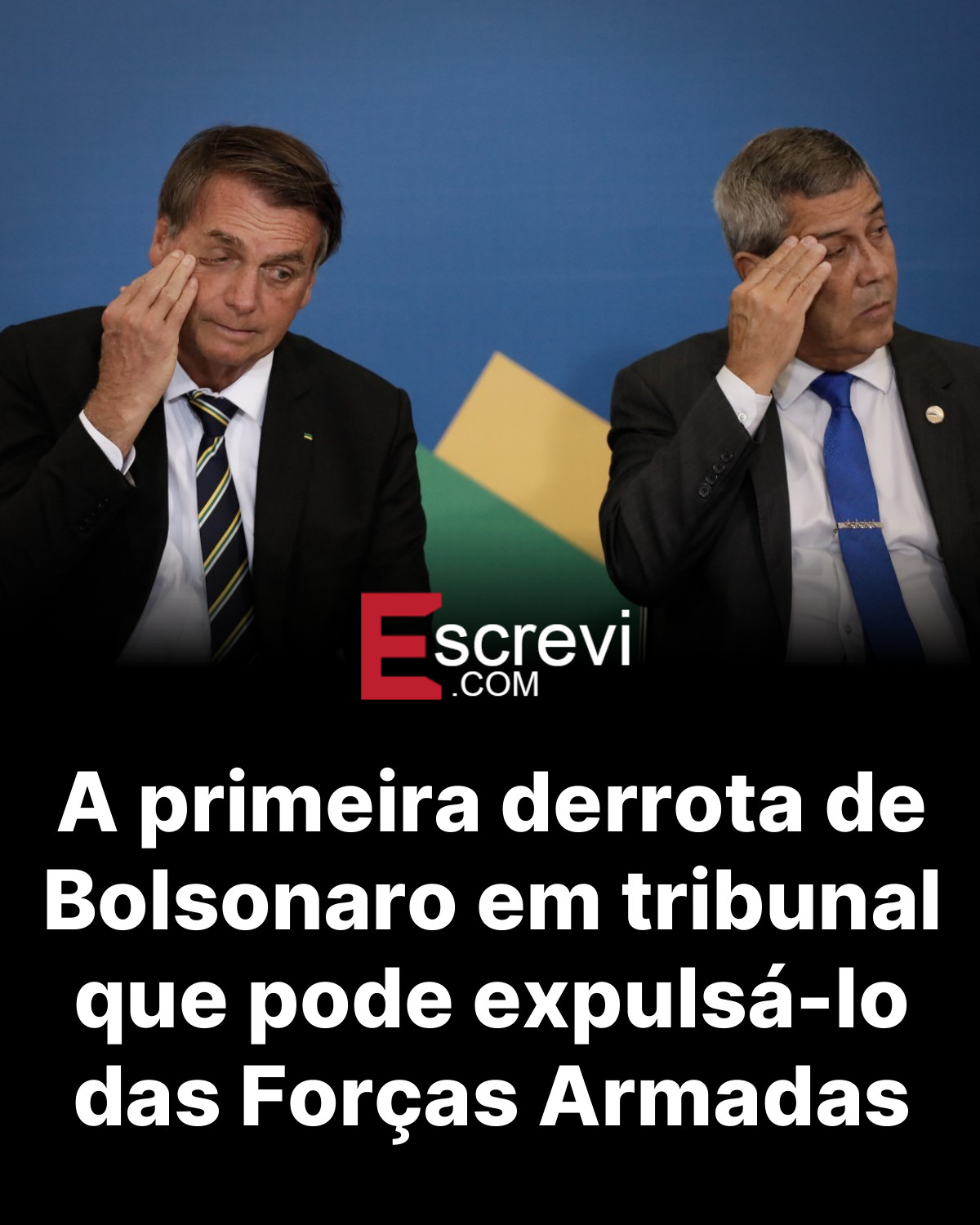 A primeira derrota de Bolsonaro em tribunal que pode expulsá-lo das Forças Armadas card preto