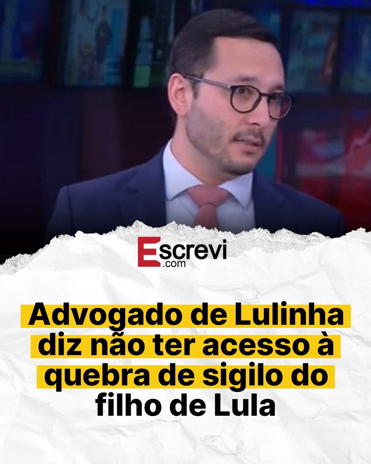 Advogado de Lulinha diz não ter acesso à quebra de sigilo do filho de Lula card branco